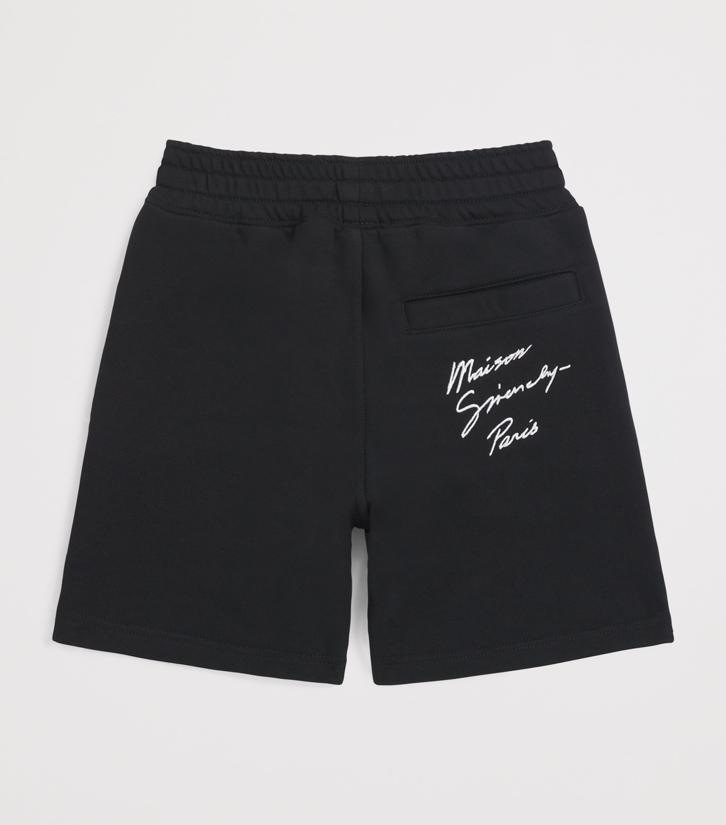Givenchy Kids Cotton-Blend Embroidered Sweat Shorts (4-12+ Years) Black Image 2