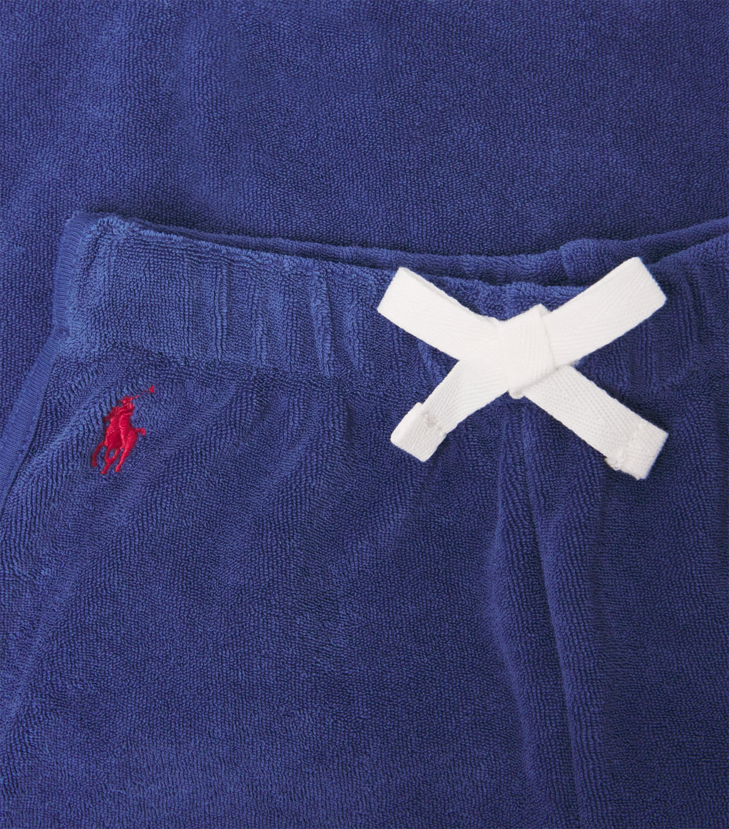 Towelling Polo Shirt and Shorts Set (3-18 Months) NAVY Image 4