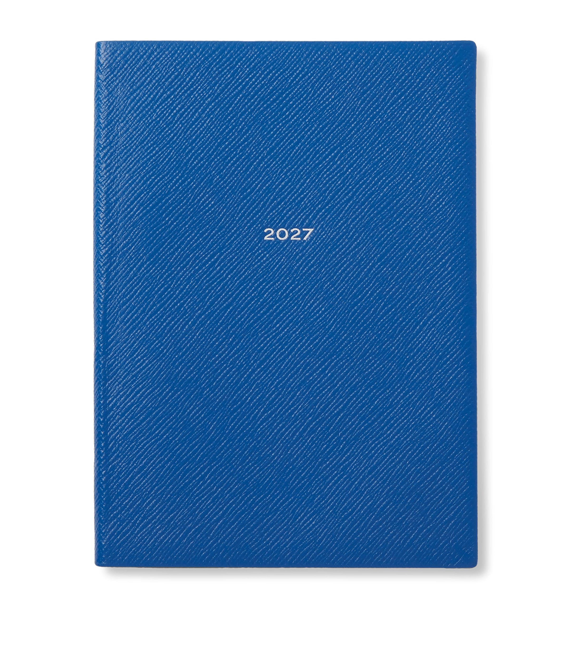 Smythson Leather Soho Weekly Diary 2027 Cerulean Image 1