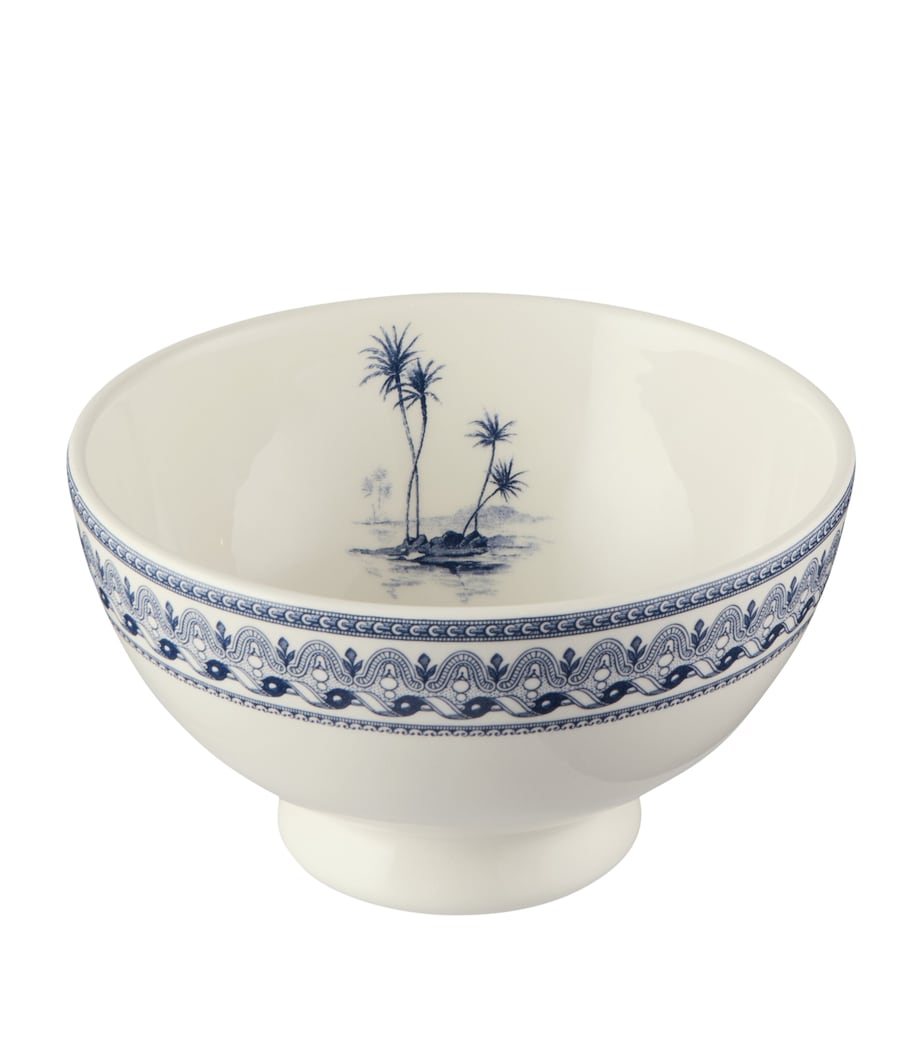 Set of 2 Ceramic Dépareillé Bowls (13.5cm) BLUE Image 1