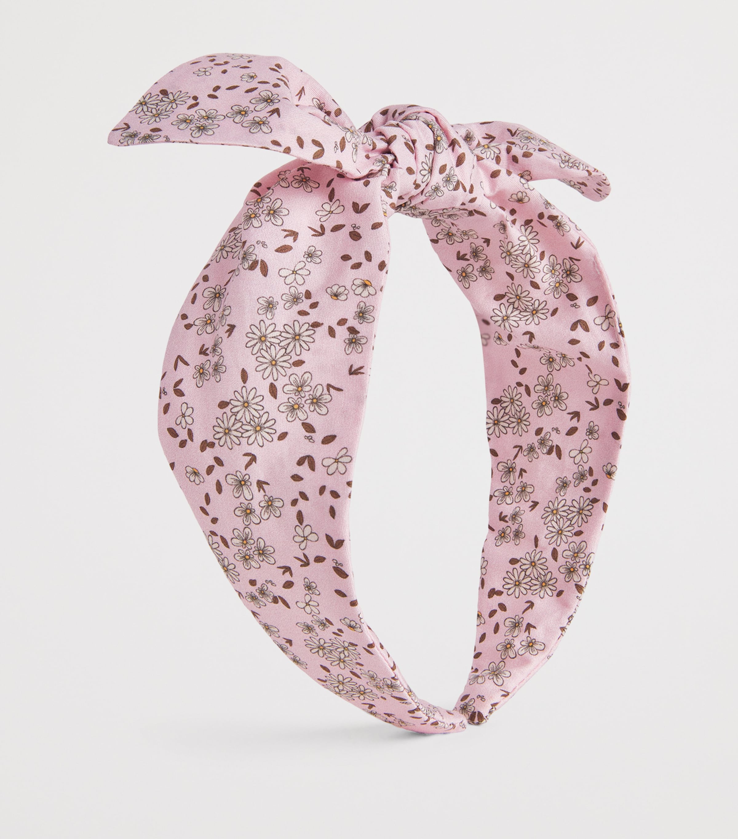 Floral Print Headband 306PINK Image 2