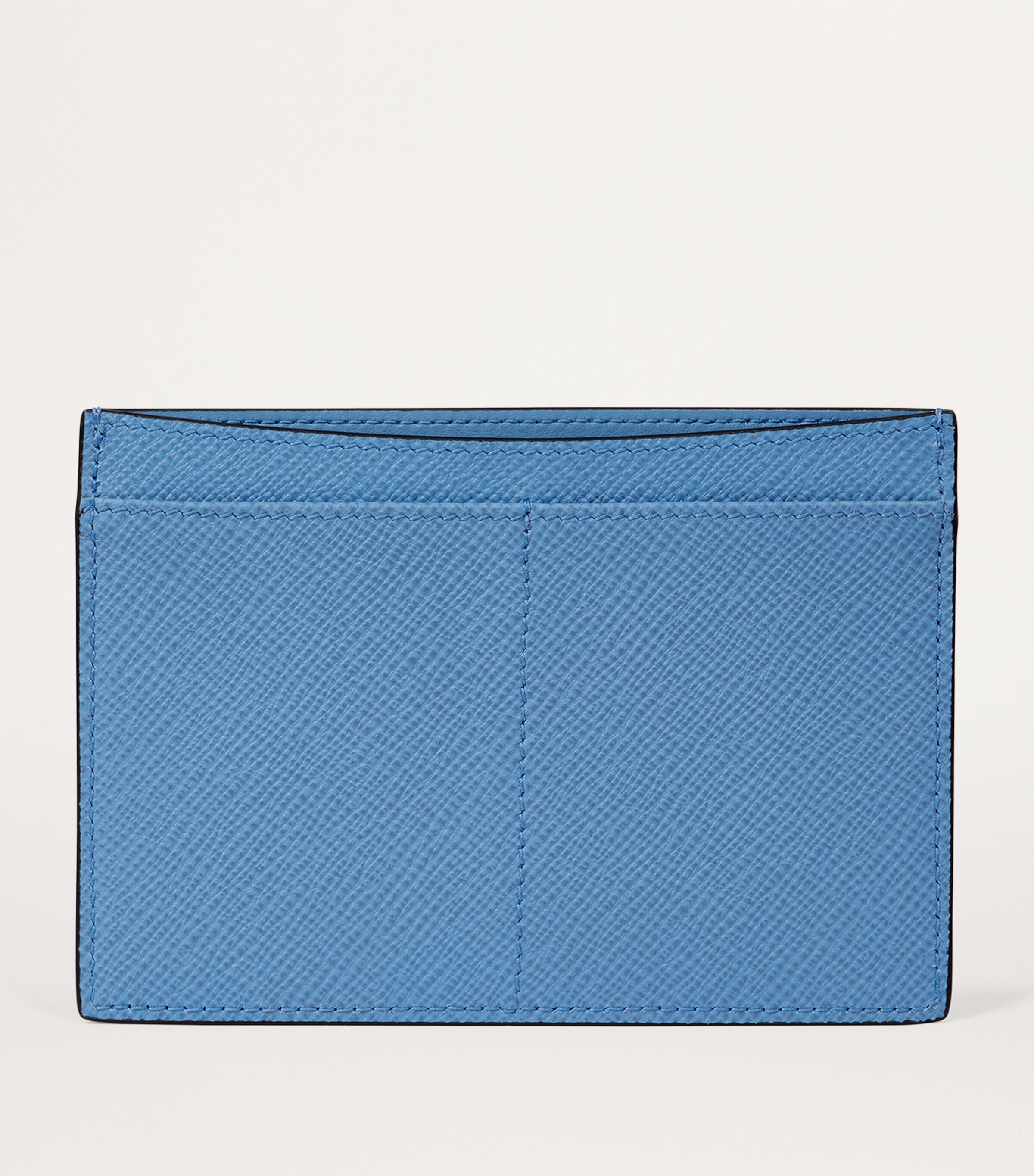 Smythson Panama Leather Passport Sleeve Nile Blue Image 3