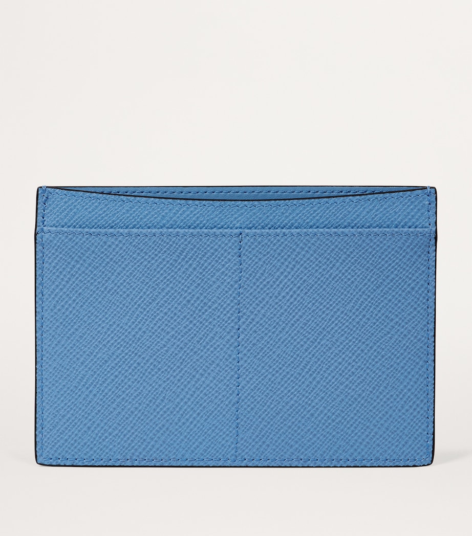Smythson Panama Leather Passport Sleeve Nile Blue Image 3