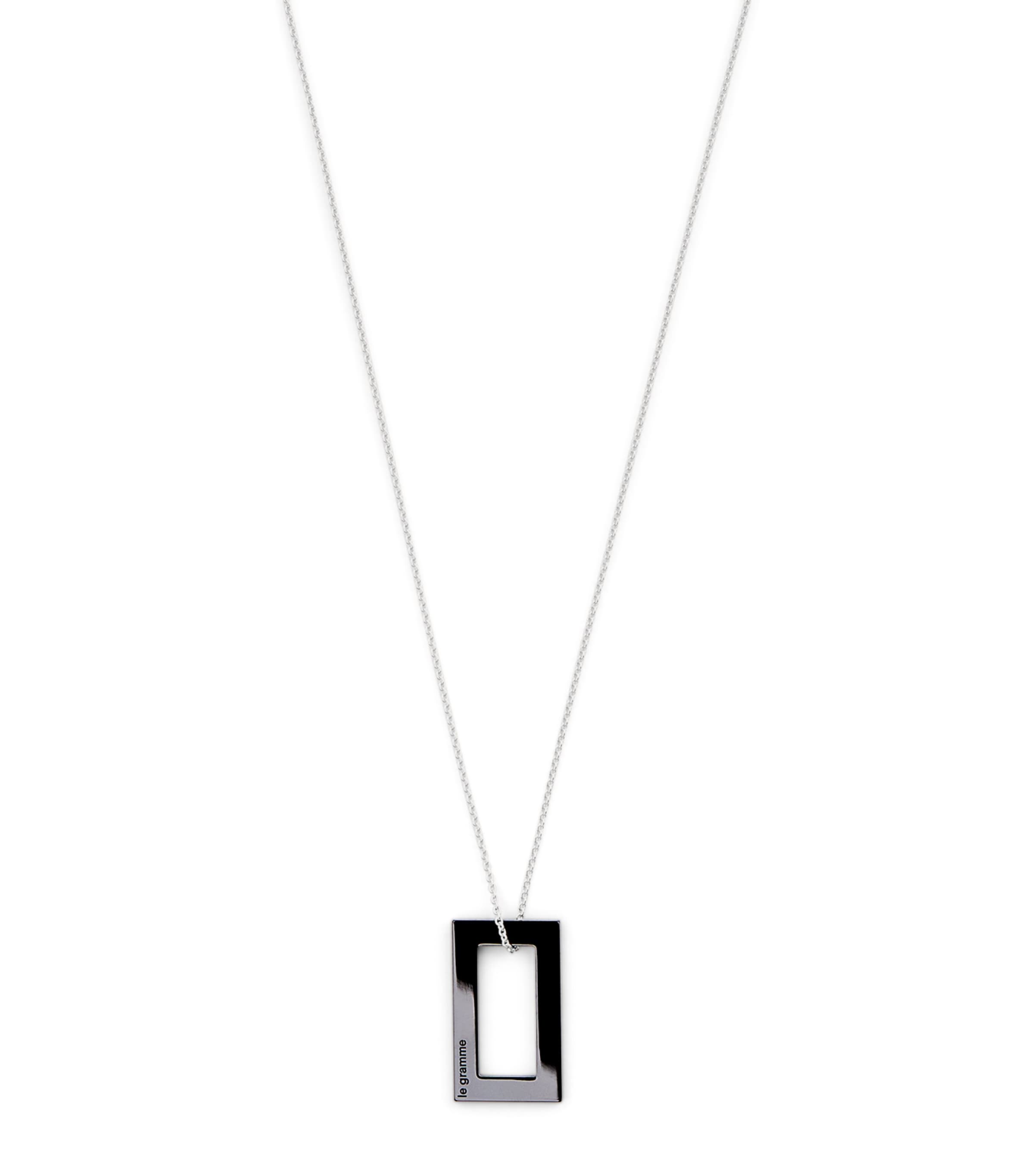 Le Gramme Cermaic Polished 2.1g Pendant Necklace | Fashion Jewellery | Necklaces | Men Accessories | Jewellery | Designers | Le gramme