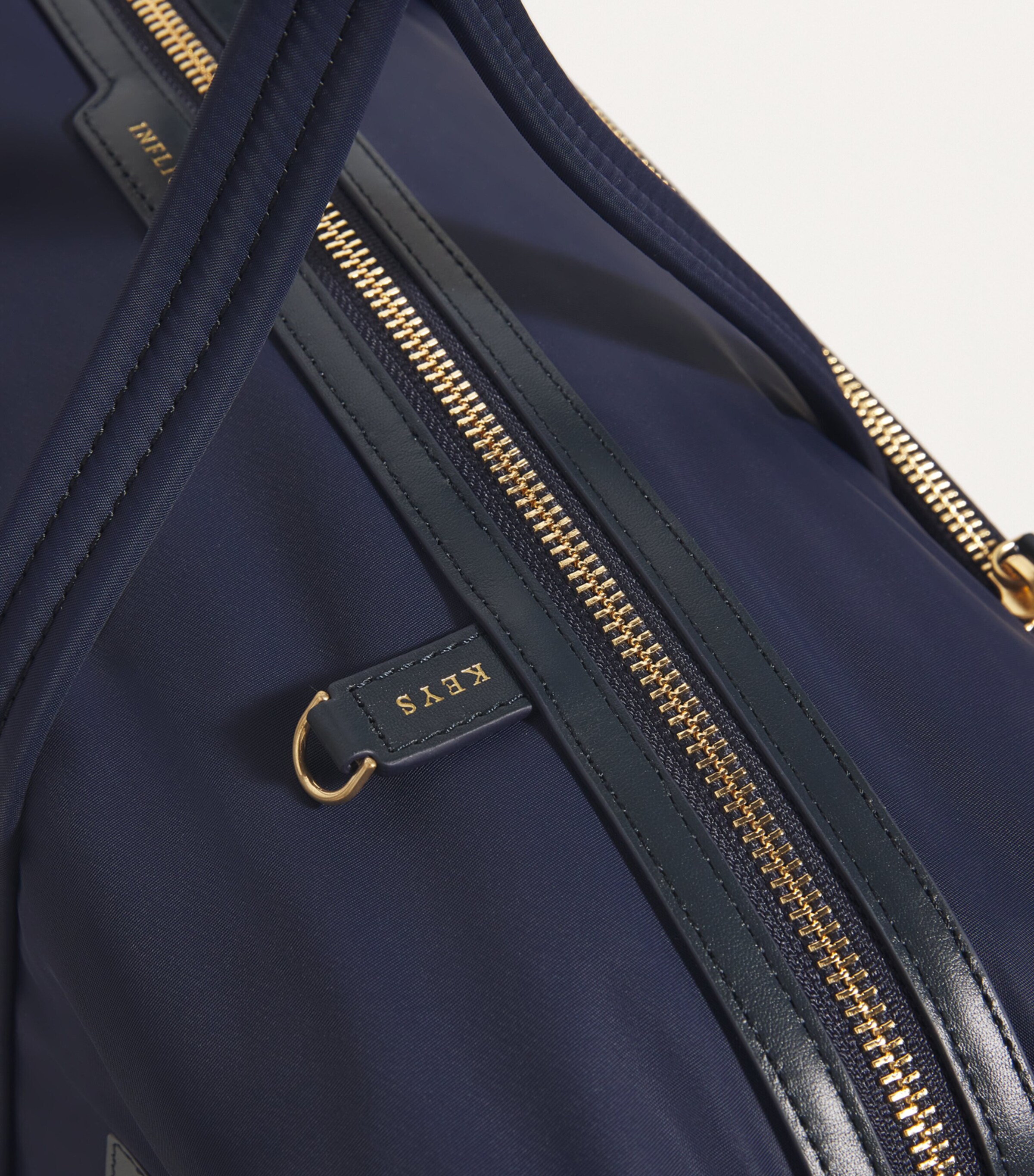 Anya Hindmarch Nylon In-Flight Travel Bag Marine Image 4