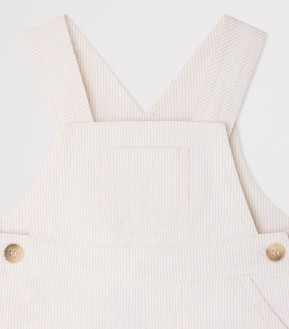 Bonpoint Cotton Farel Dungarees (6-18 Months) Ficelle Image 3