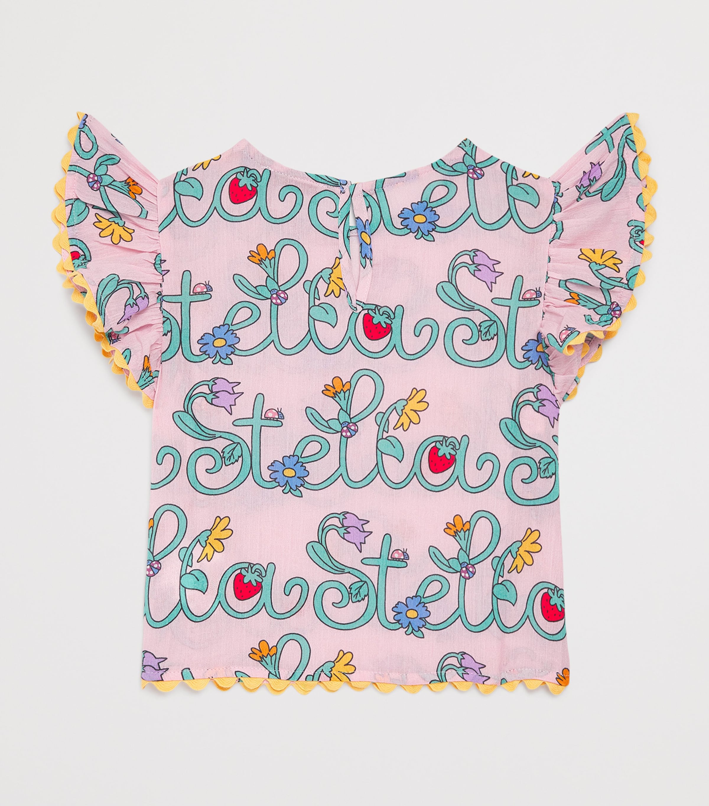 Cotton Logo Cap-Sleeve T-Shirt (2-14+ Years) 51RMCROSA/MULTICOLOR Image 2