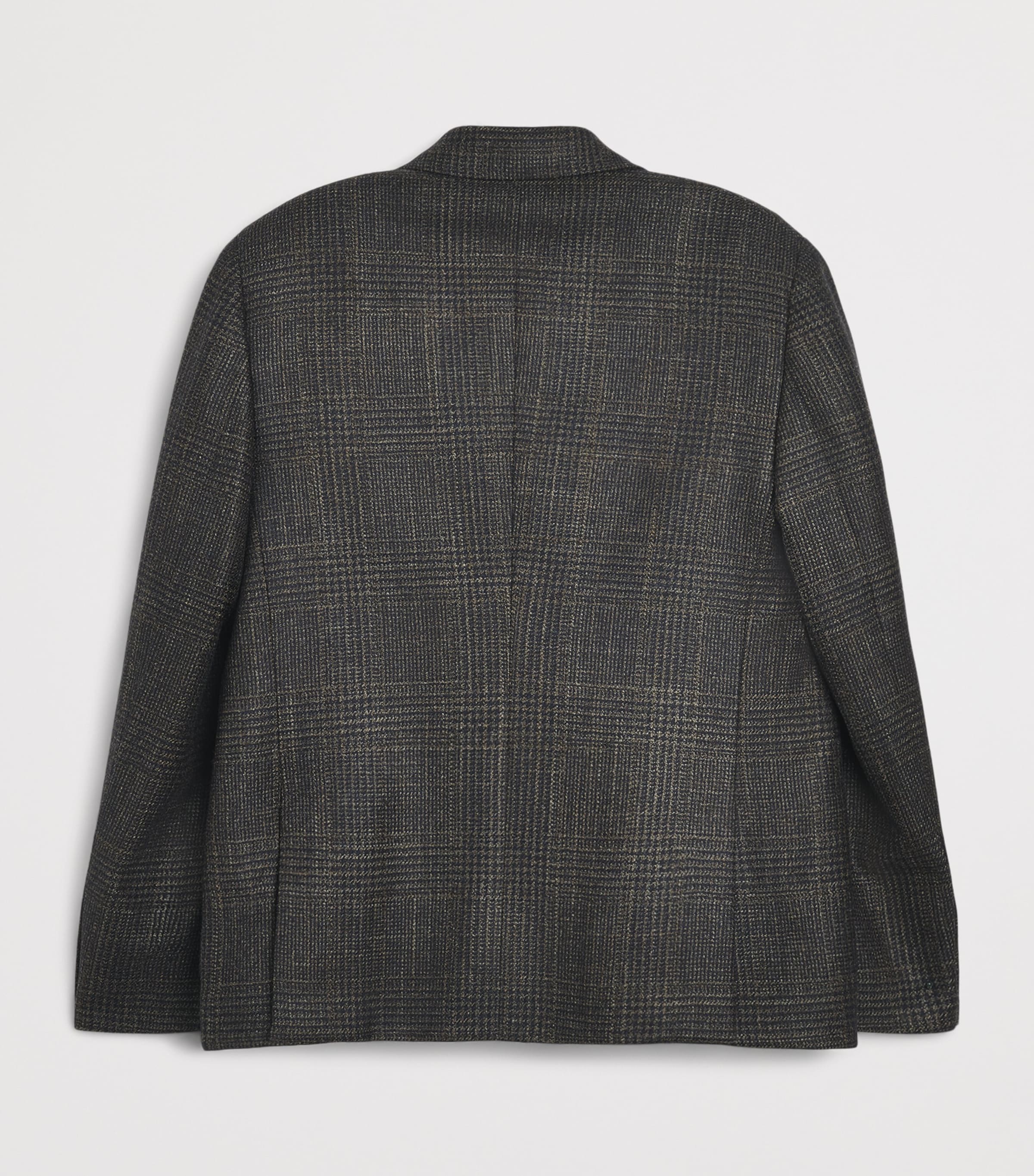 Stefano Ricci Kids Wool-Silk-Cashmere Check Blazer (8-16 Years) Greenc. Image 2
