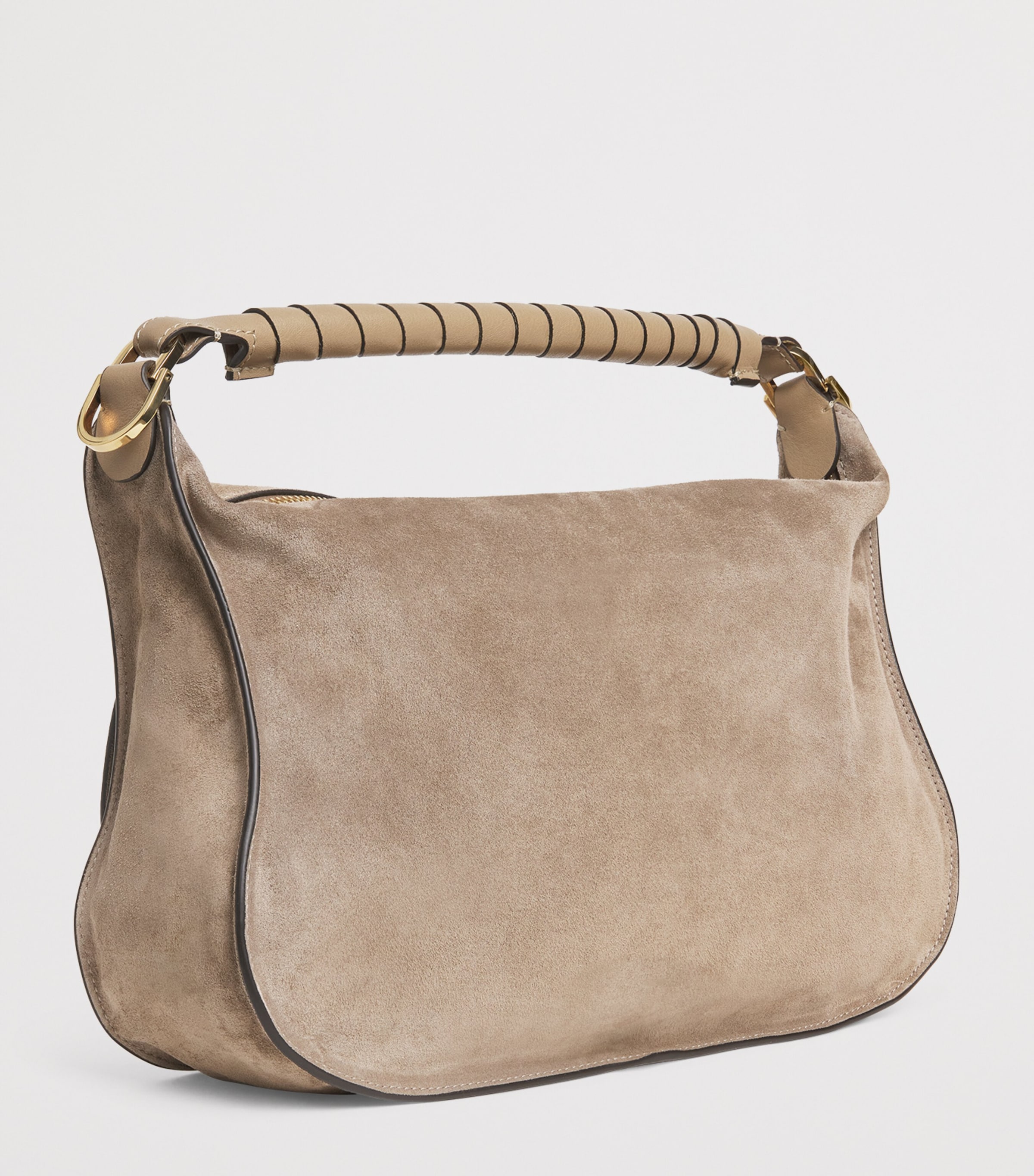 Small Suede Marcie Shoulder Bag BOYISH BROWN Image 2
