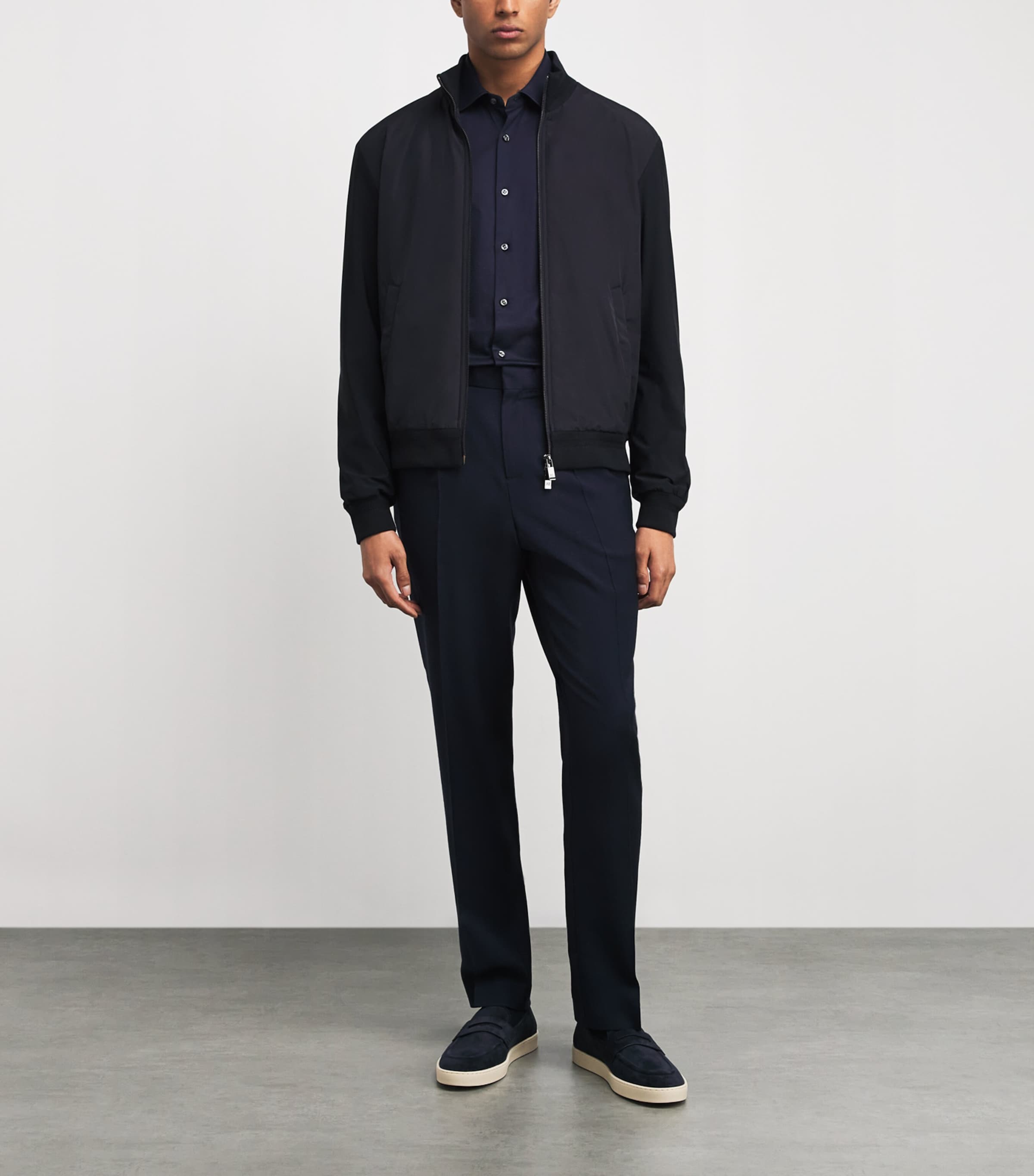 Cotton Effortless Shirt 01 BLUE NAVY Image 2