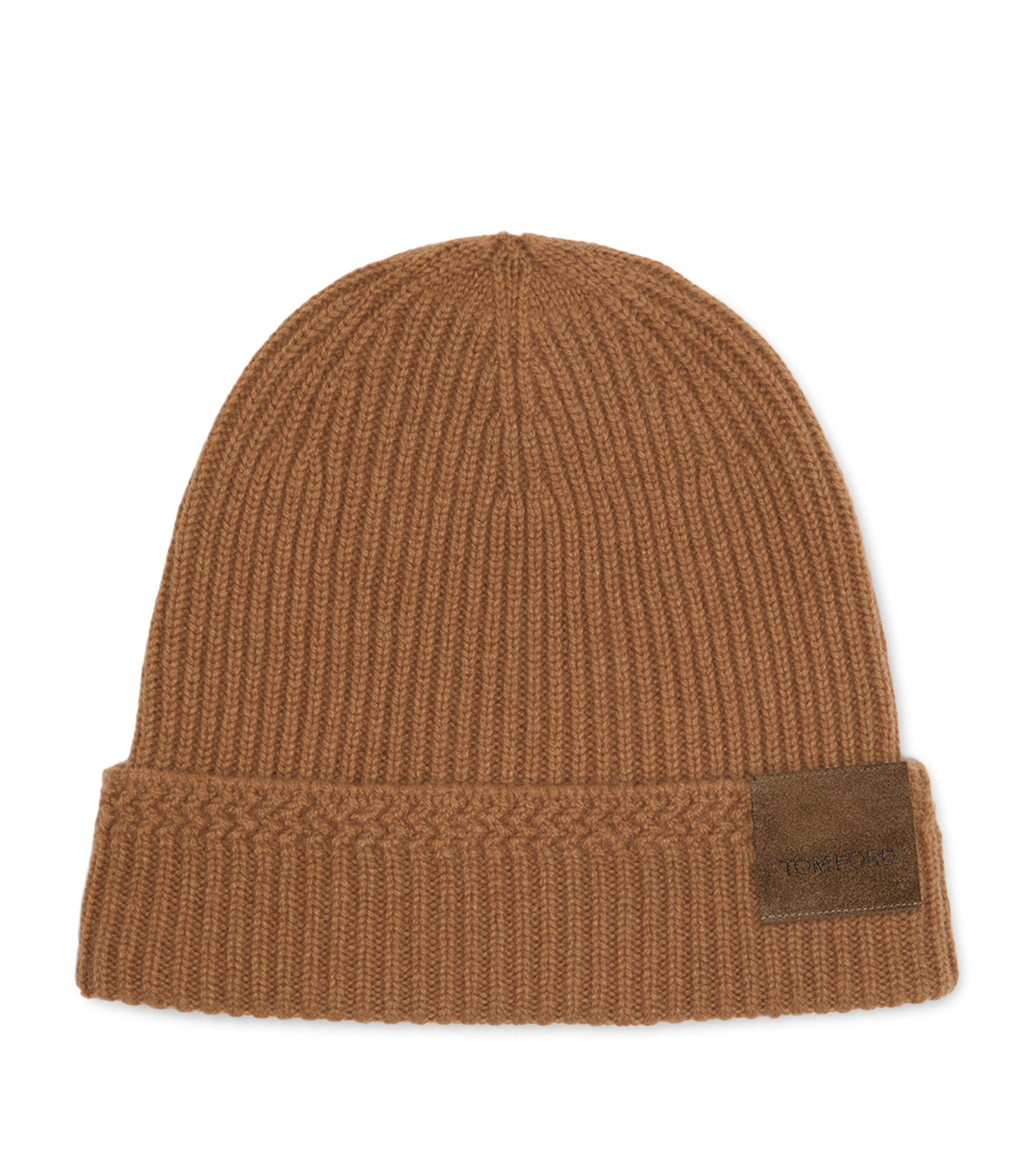 TOM FORD Cashmere Logo Beanie | Men Clothing | Knitwear | Cashmere | Men Accessories | Hats | Beanie Hats | Designers | Tom Ford
