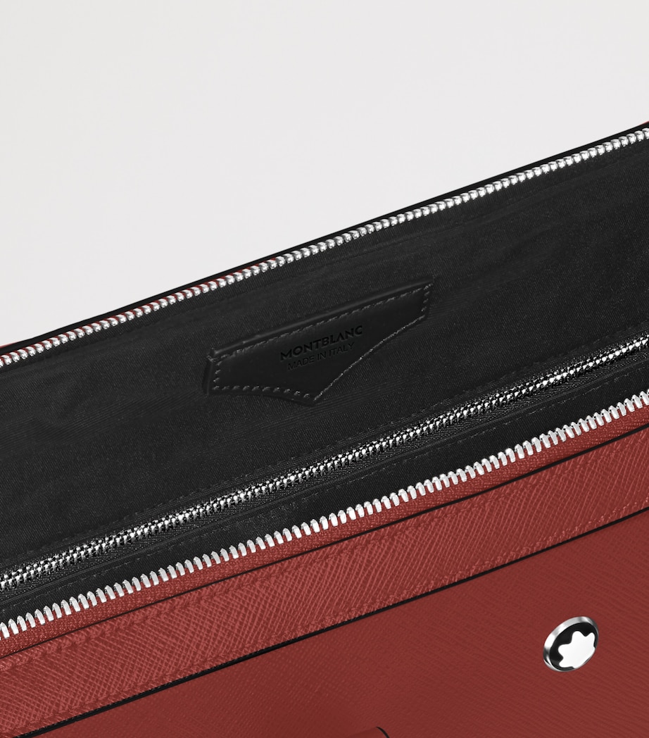 Montblanc Leather Sartorial Thin Document Case Red Oak Image 7
