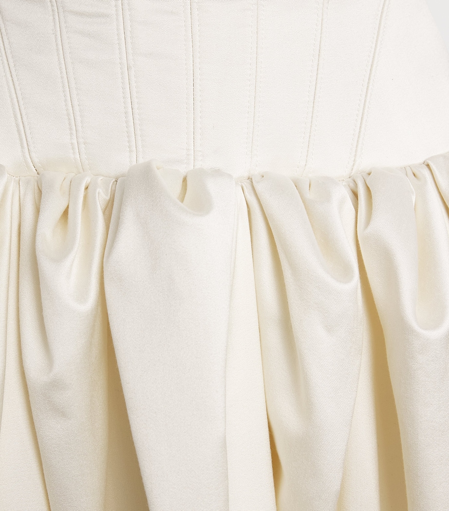 Silk-Wool Kenny Gown IVORY Image 5