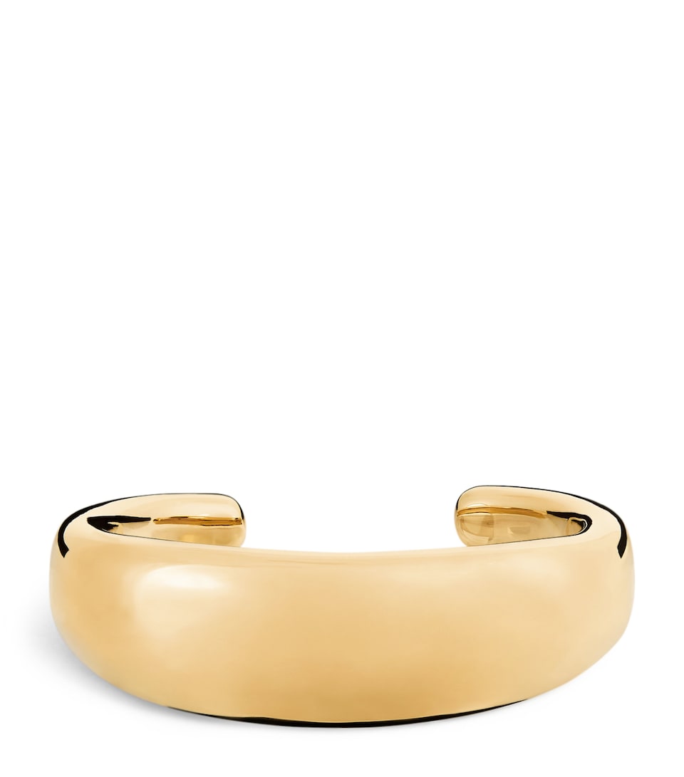 LIÉ STUDIO Gold-Plated Emma Cuff Bangle Gold