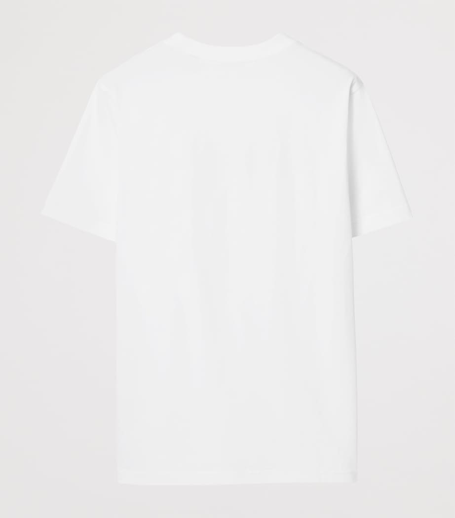 Cotton Logo T-Shirt WHITE Image 5