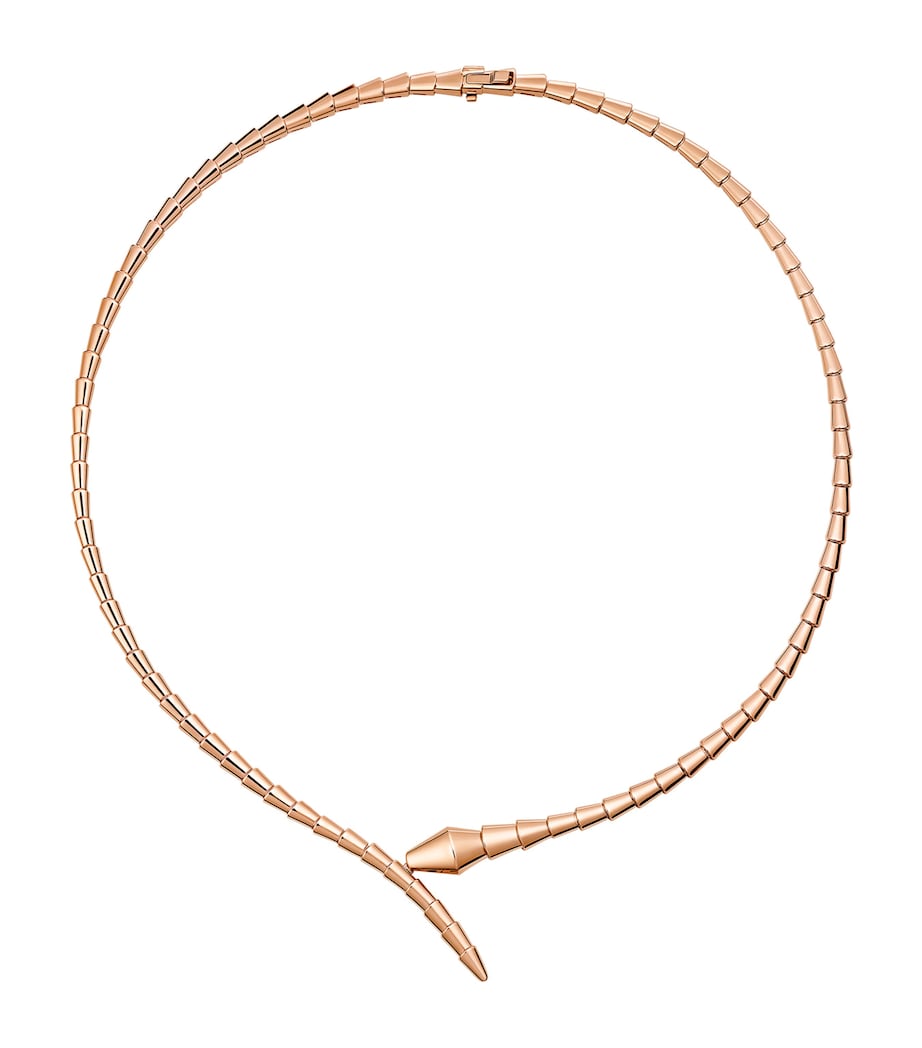 Rose Gold Serpenti Viper Necklace GOLD Image 1