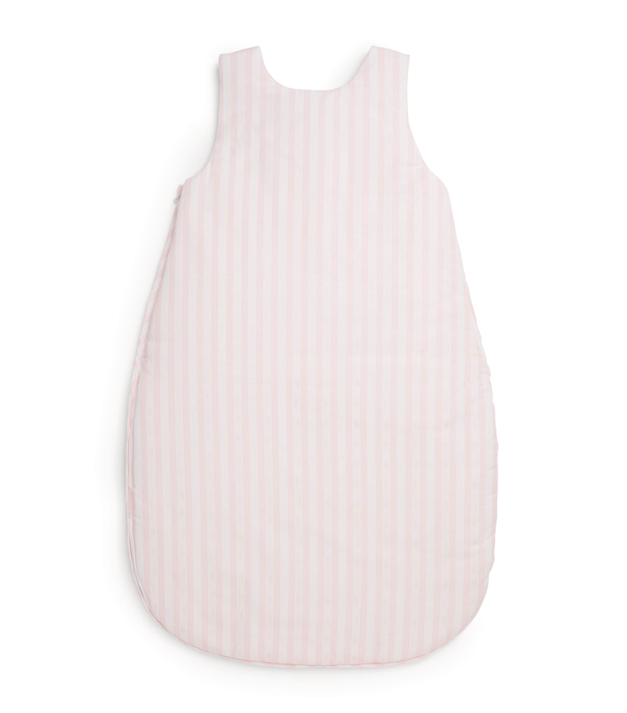 Tartine et Chocolat Cotton Striped Sleeping Bag Pink Image 3