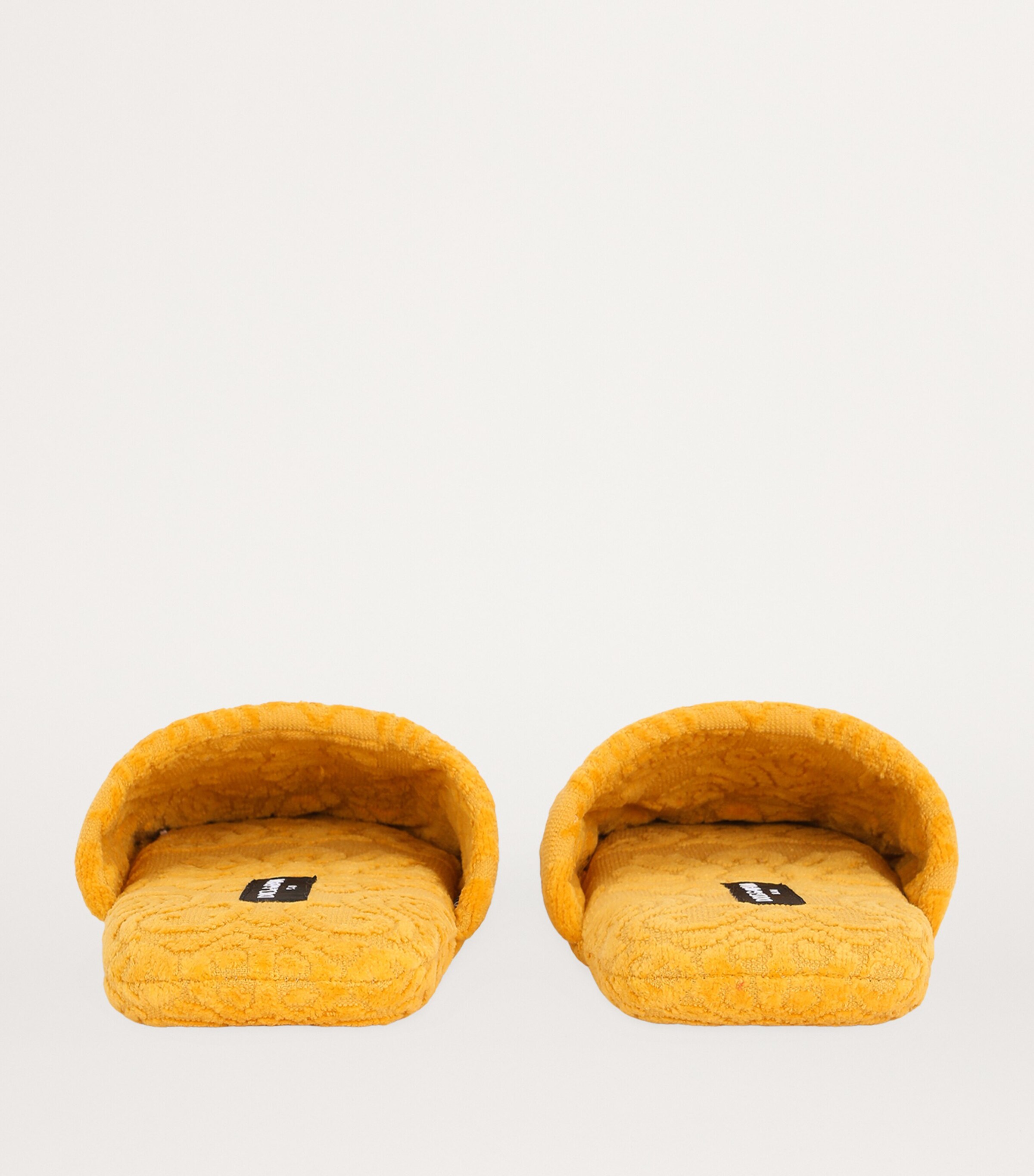 Dolce&Gabbana Casa Terry Cotton DG Slippers Oro Image 4