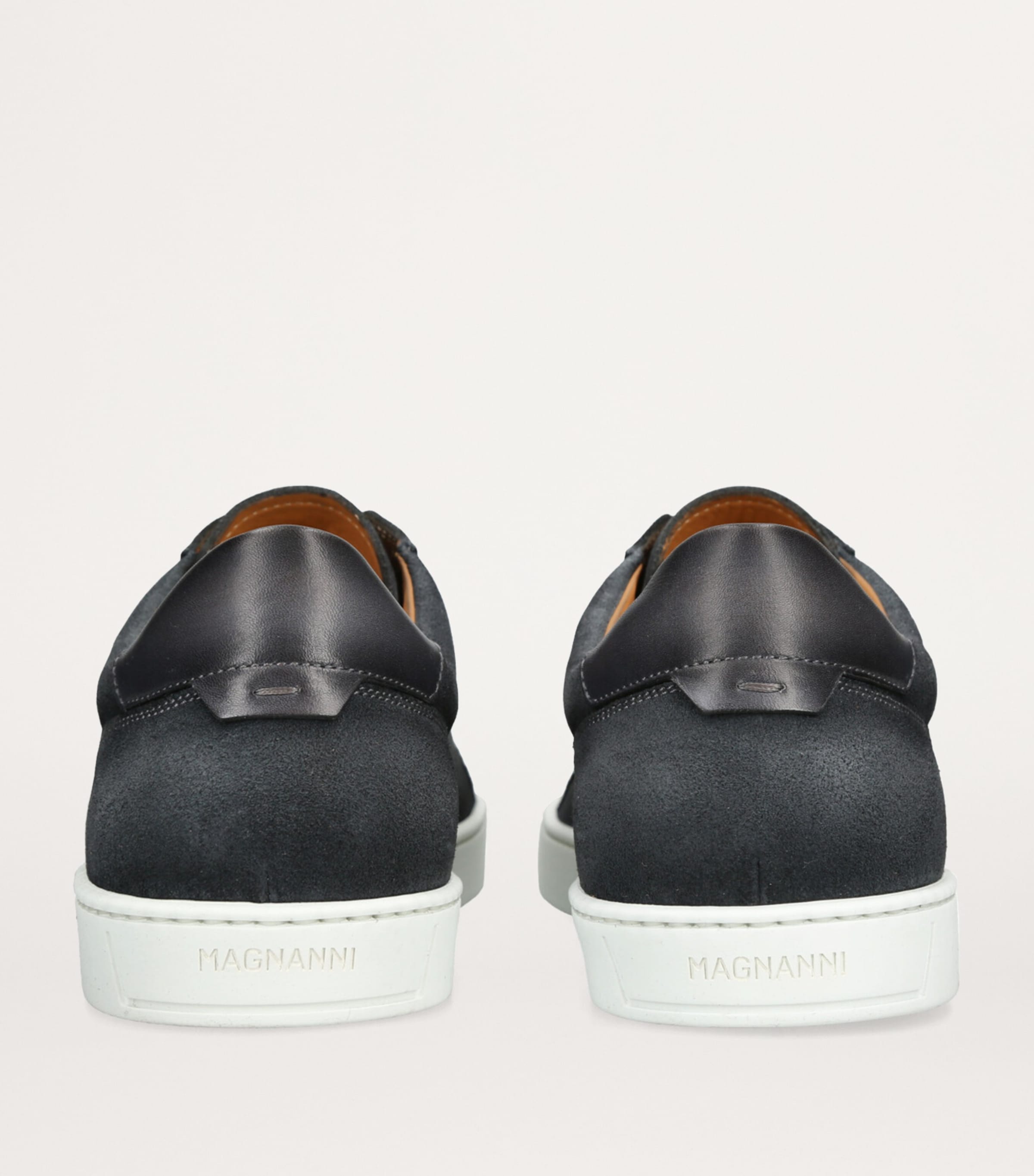 Leather Laceless Sneakers GREY Image 2