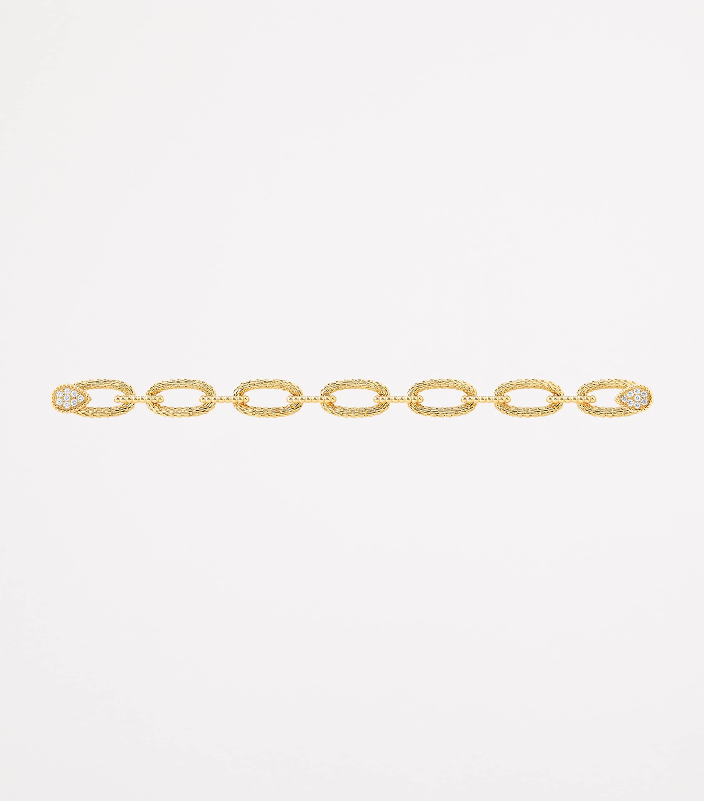 Yellow Gold and Diamond Serpent Bohème Vintage Bracelet YELLOW GOLD Image 3