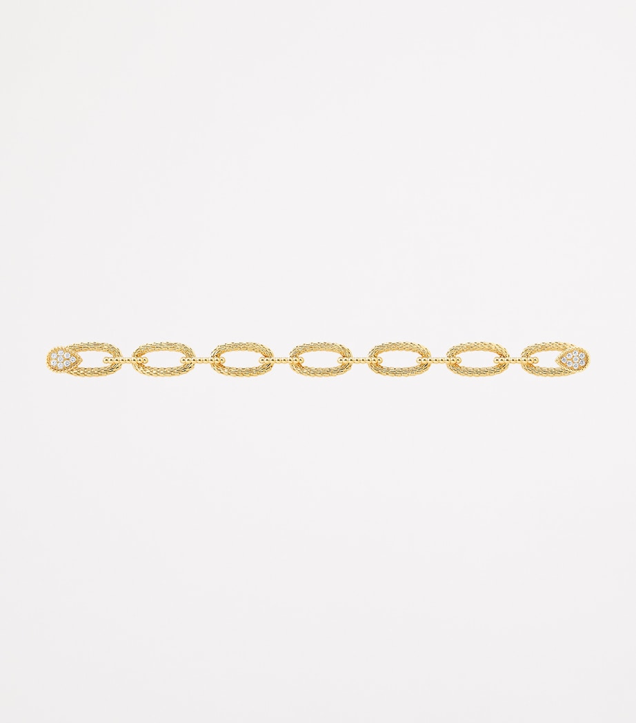 Yellow Gold and Diamond Serpent Bohème Vintage Bracelet YELLOW GOLD Image 3