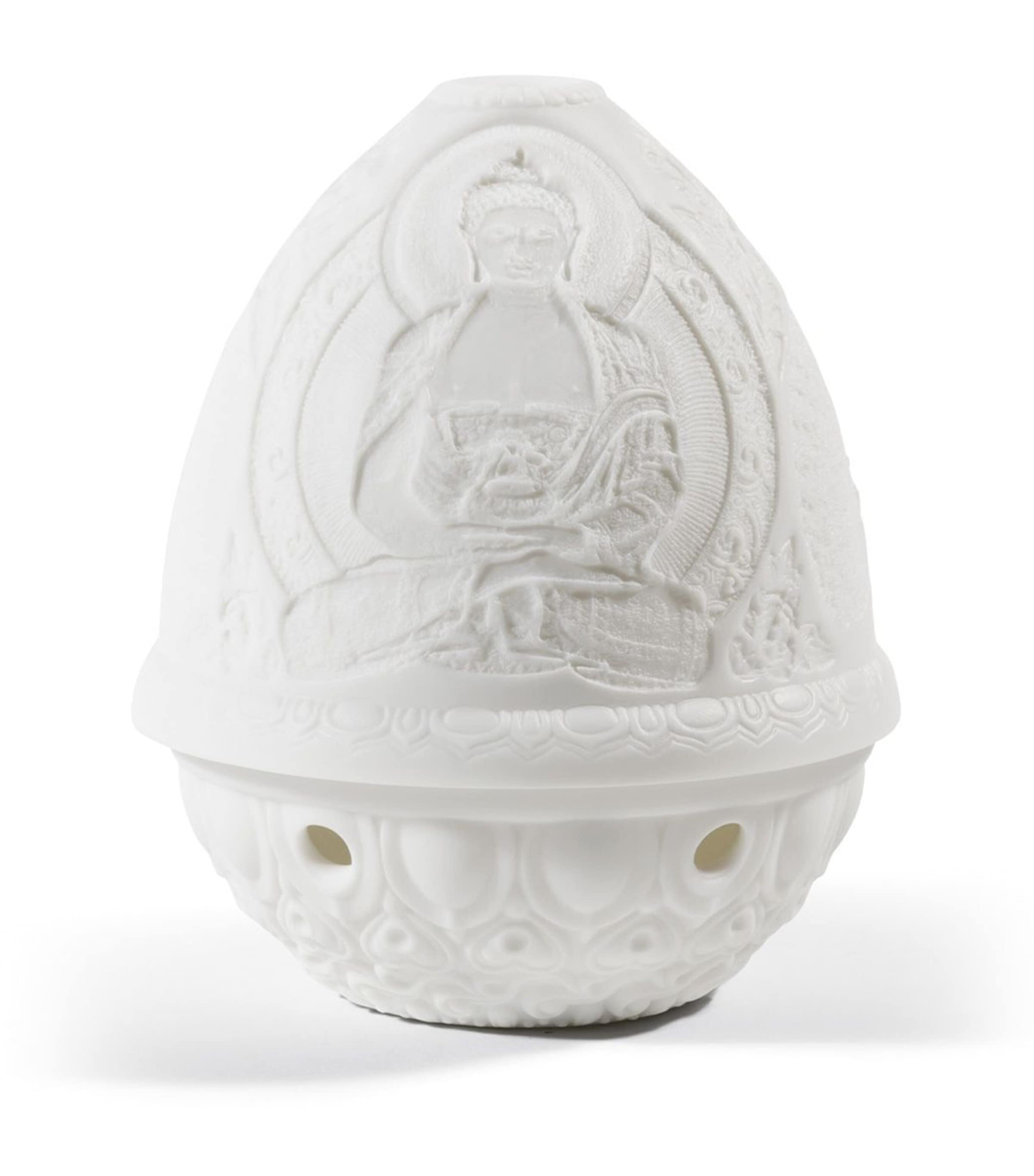 Lladrò Buddha Lithophane Lamp In White