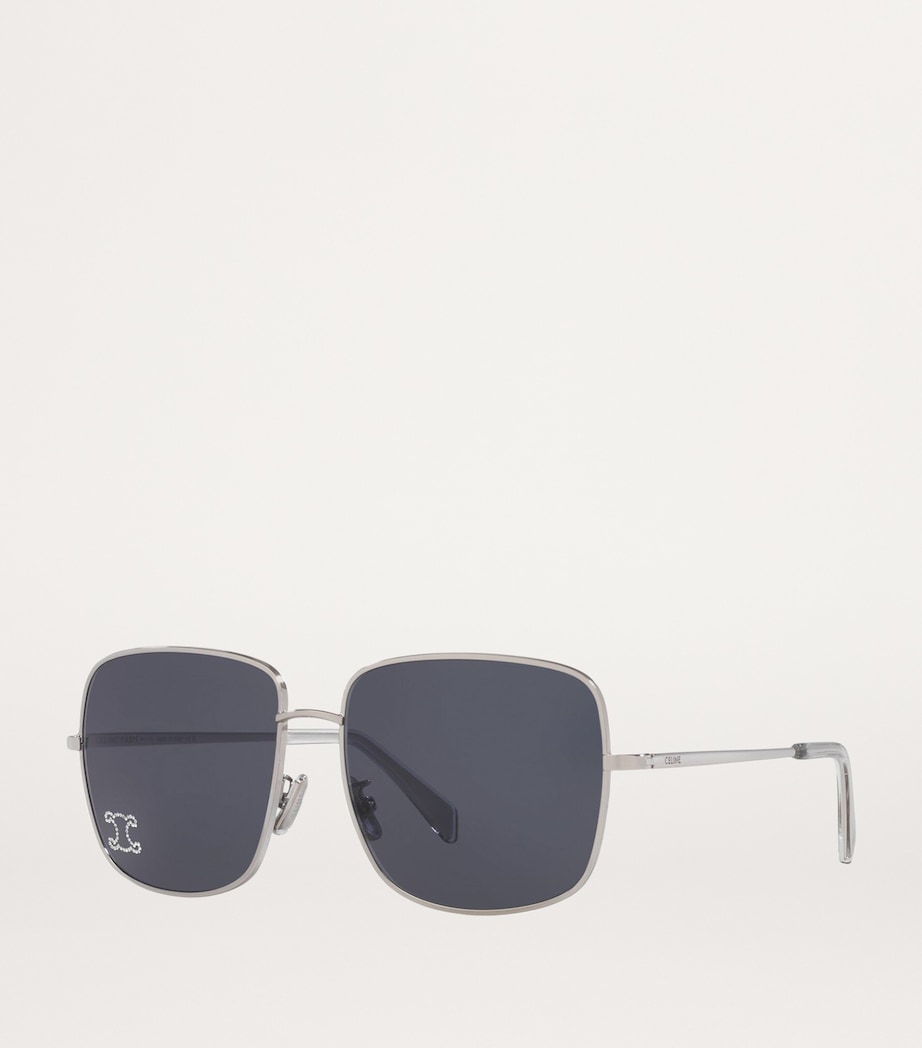 Celine Rhinestone Triomphe Sunglasses Image 2