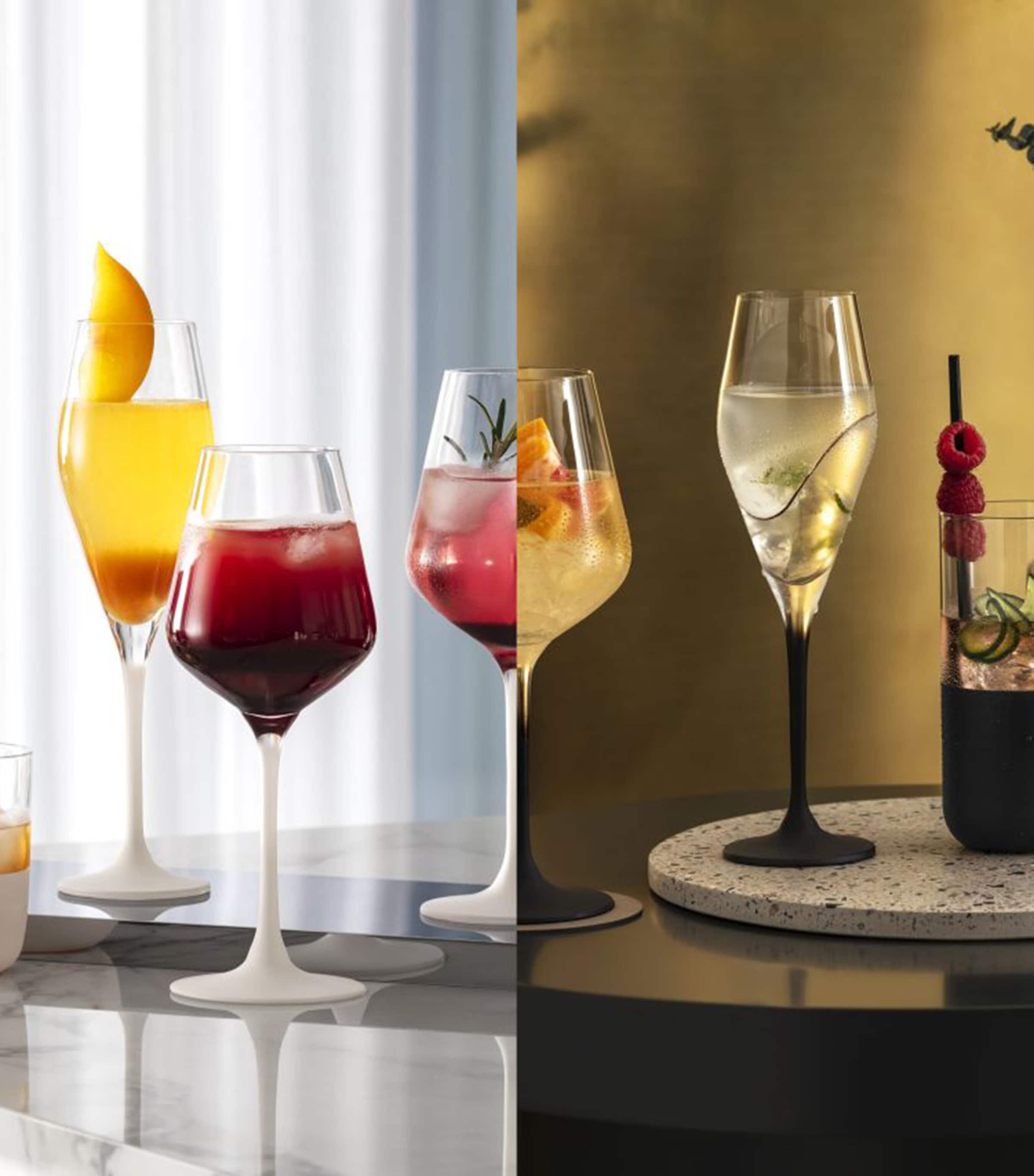 Set of 4 Manufacture Rock Red Wine Glasses (490ml) WHITE Image 3