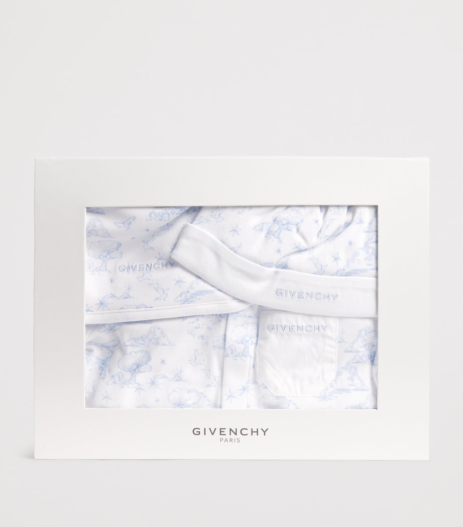 Cotton All-In-One, Hat and Bib Set (1-18 Months) H31264/N48WHITE BLUE Image 3