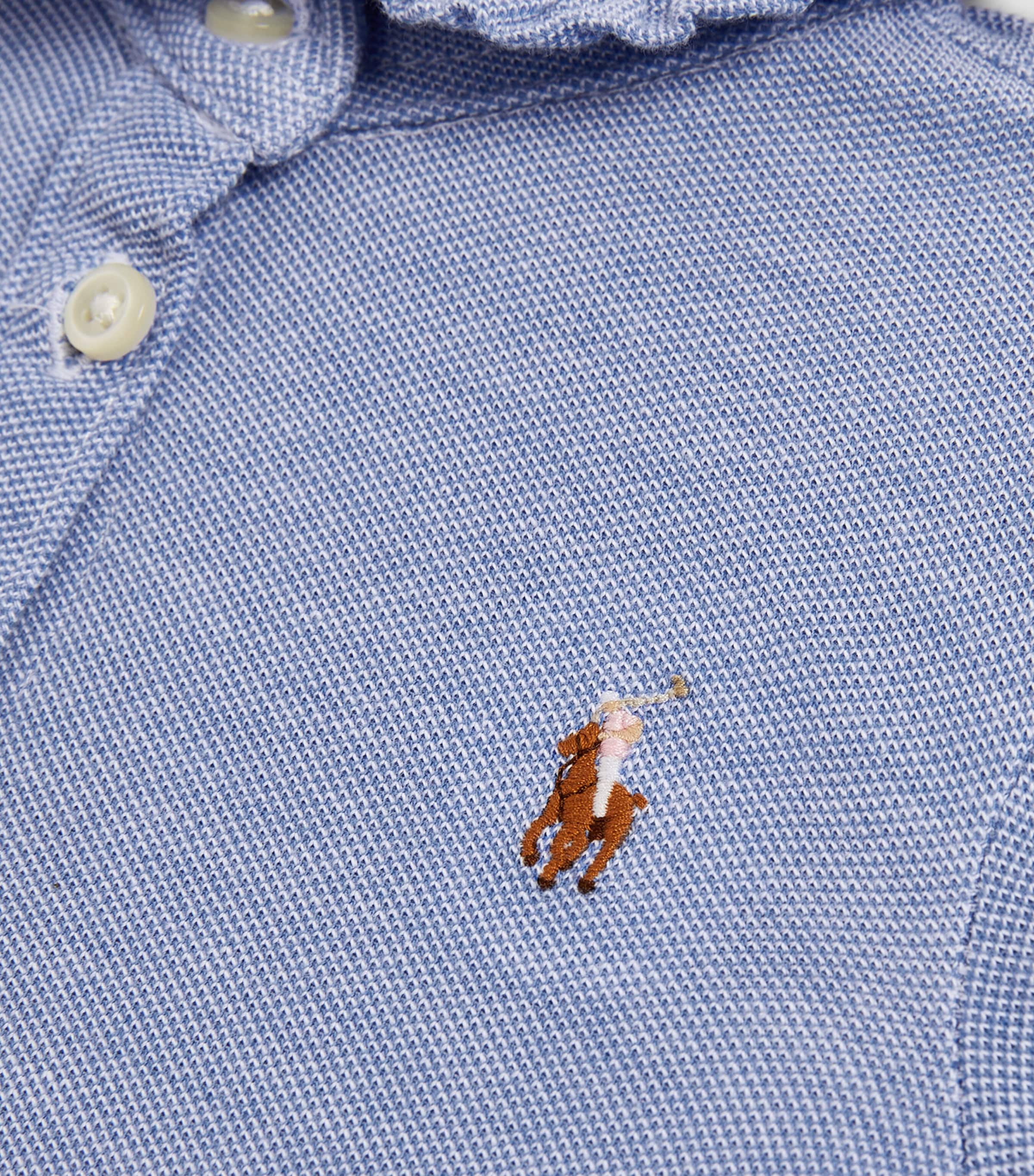 Cotton Oxford Dress and Bloomers Set (3-24 Months) HRB IS BLU Image 4