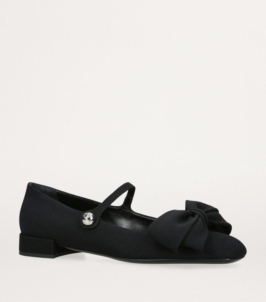 Bowjane Mary Jane Ballerina Flats 20 BLACK Image 3