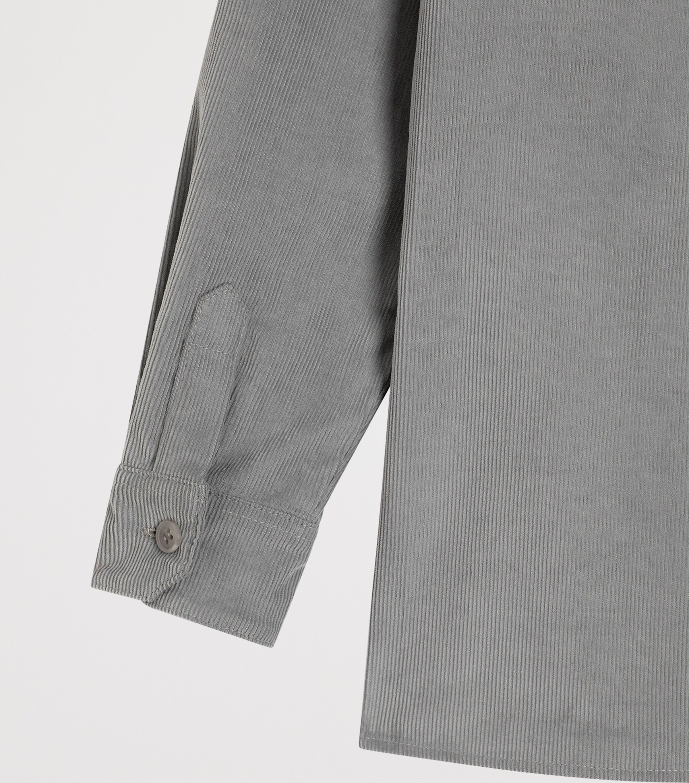 Stretch-Cotton Logo-Patch Shirt (8-12 Years) BEIGE 1 Image 4