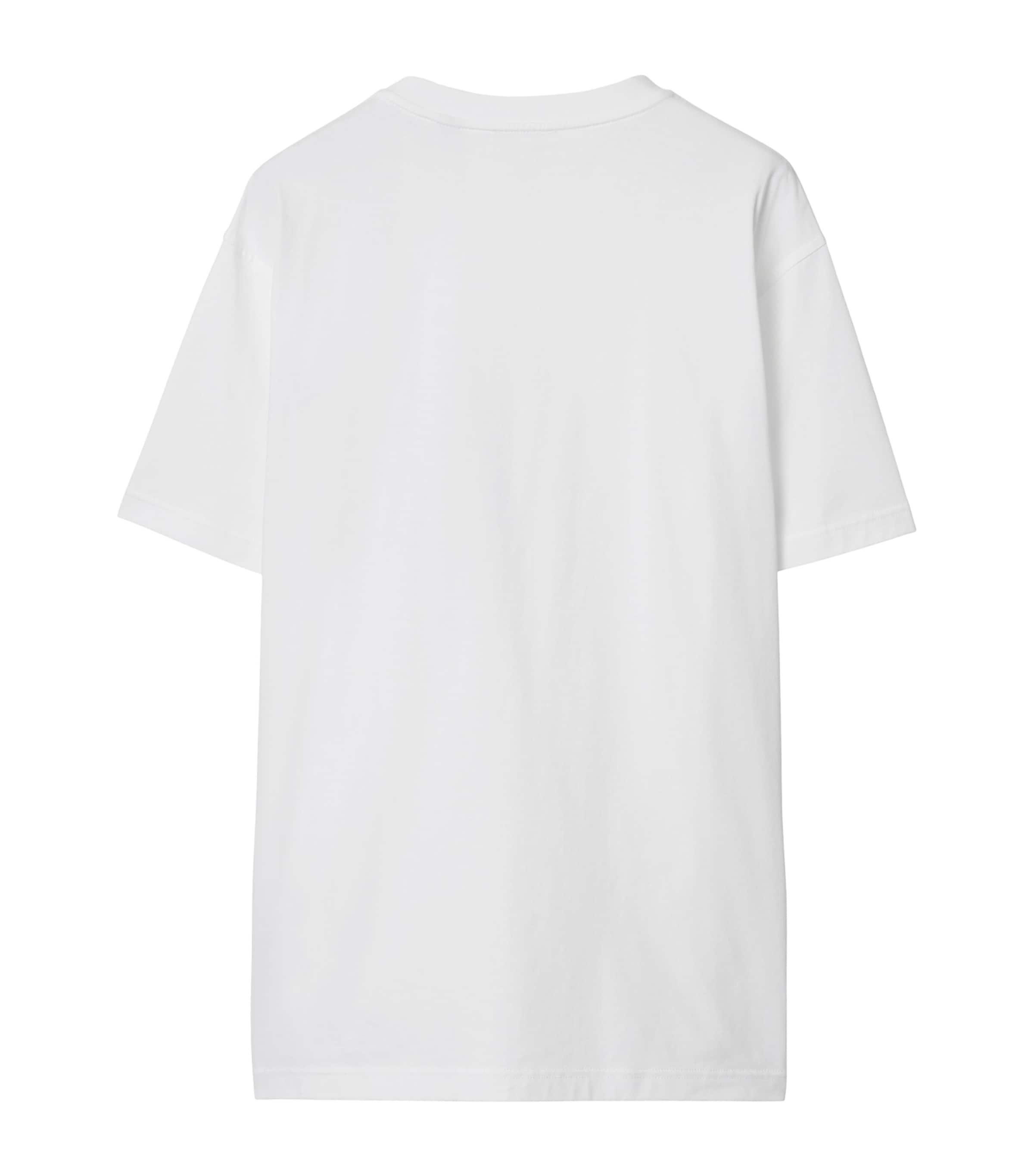 Cotton Check-Pocket T-Shirt WHITE Image 5