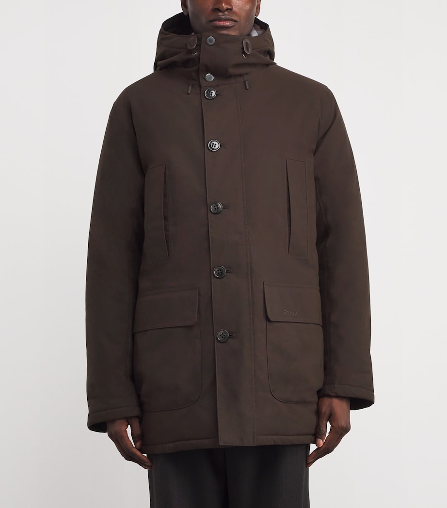 Winter Beaufort Waterproof Parka Coat BLACK OAK Image 3