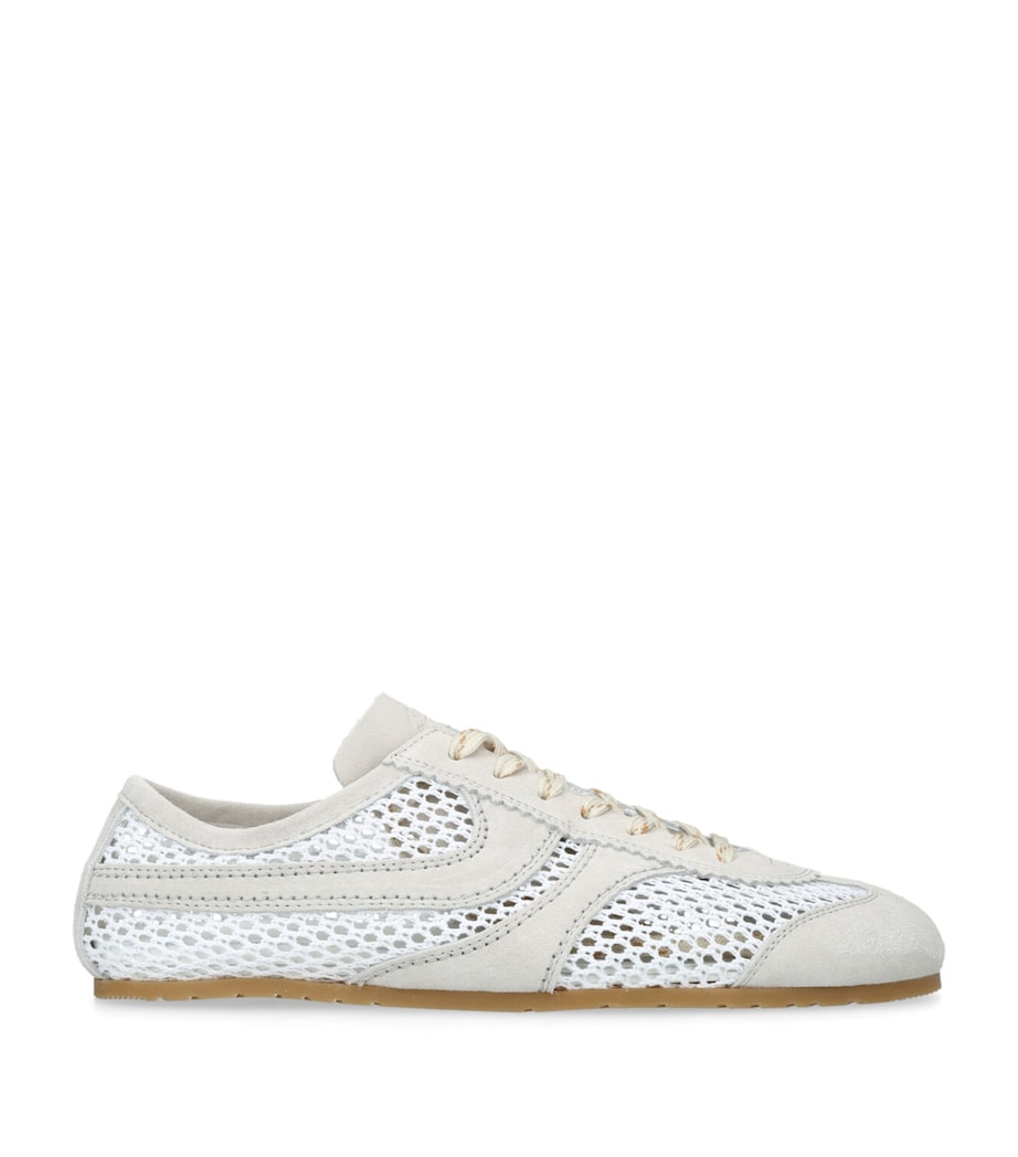 Suede Low-Top Sneakers WHITE/COMB Image 1