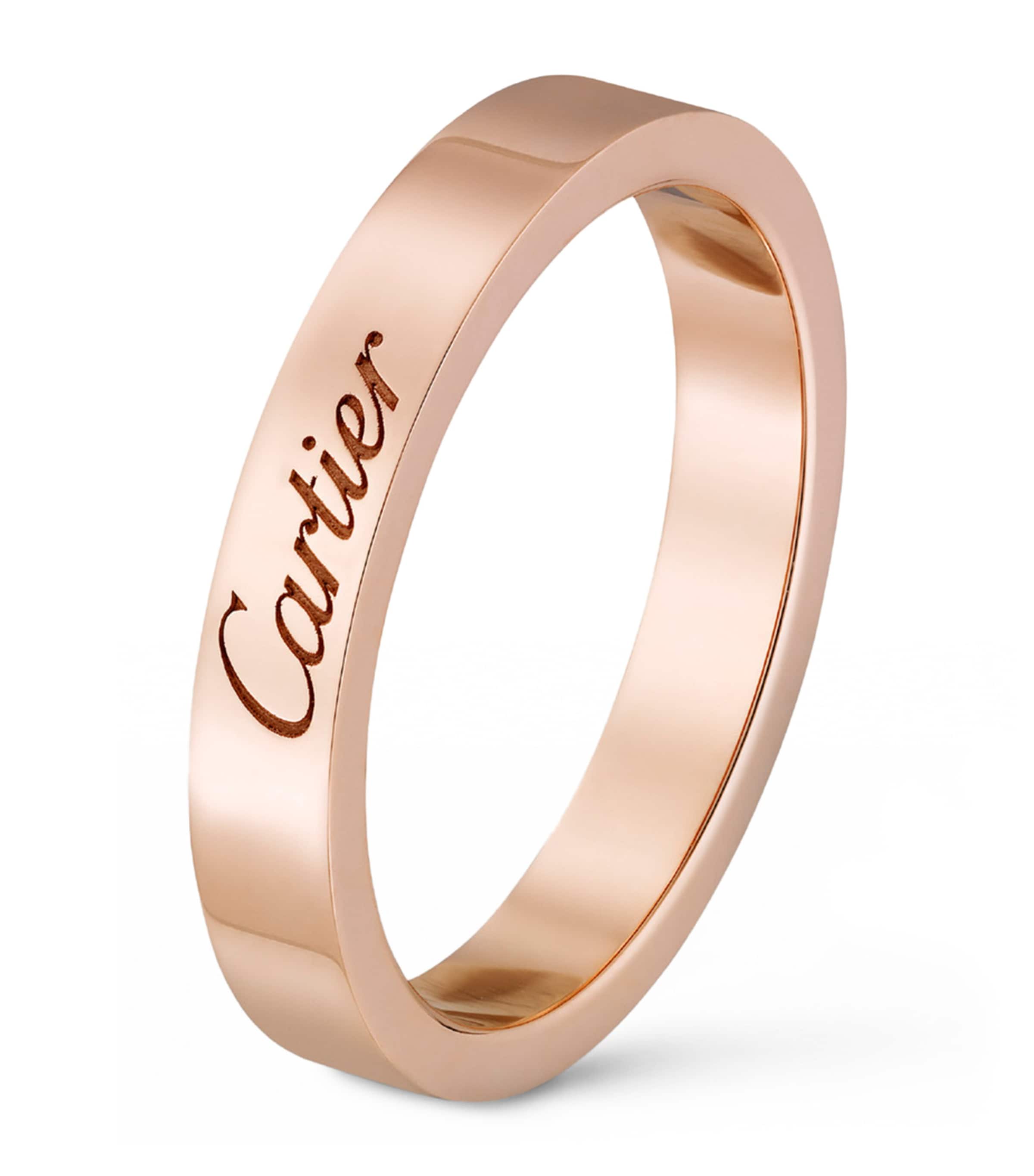 Cartier Rose Gold C de Cartier Wedding Band (3mm) Rose Gold Image 1