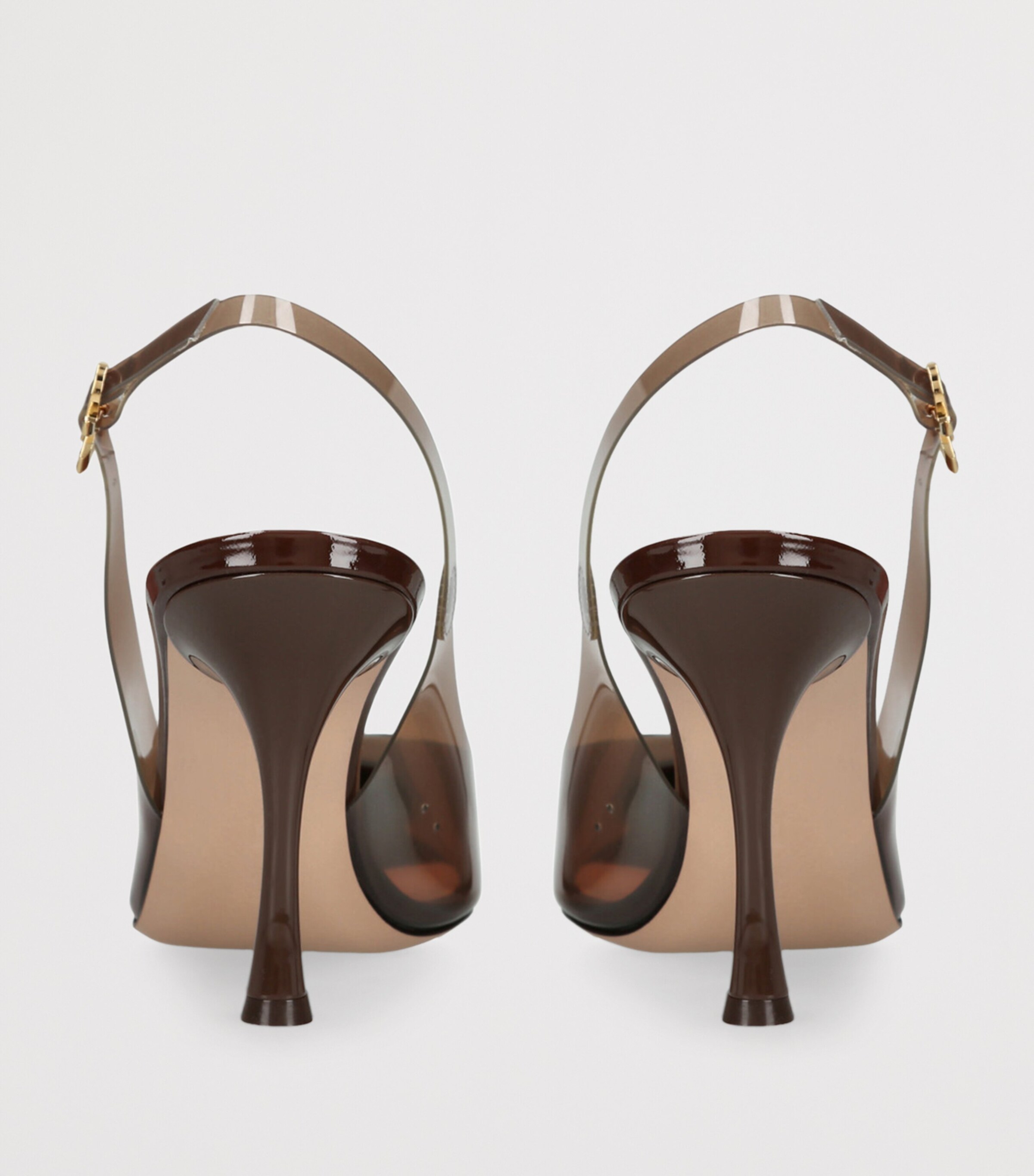 Gianvito Rossi Tipped Diana Slingback Pumps 85 Brown Image 2