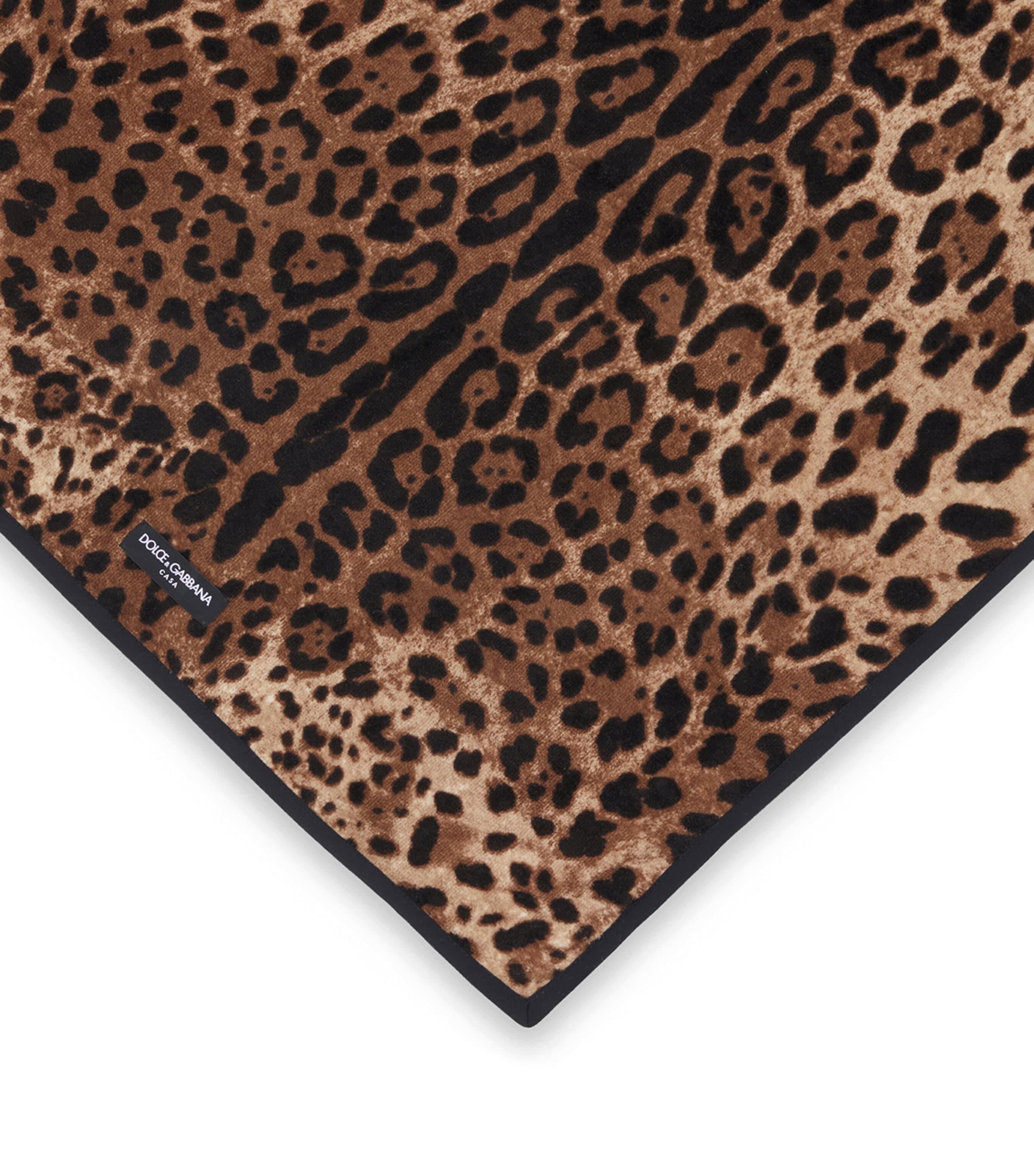Cotton Leopard Print Hand Towel (60cm x 110cm) UL003LEOPARDO Image 3