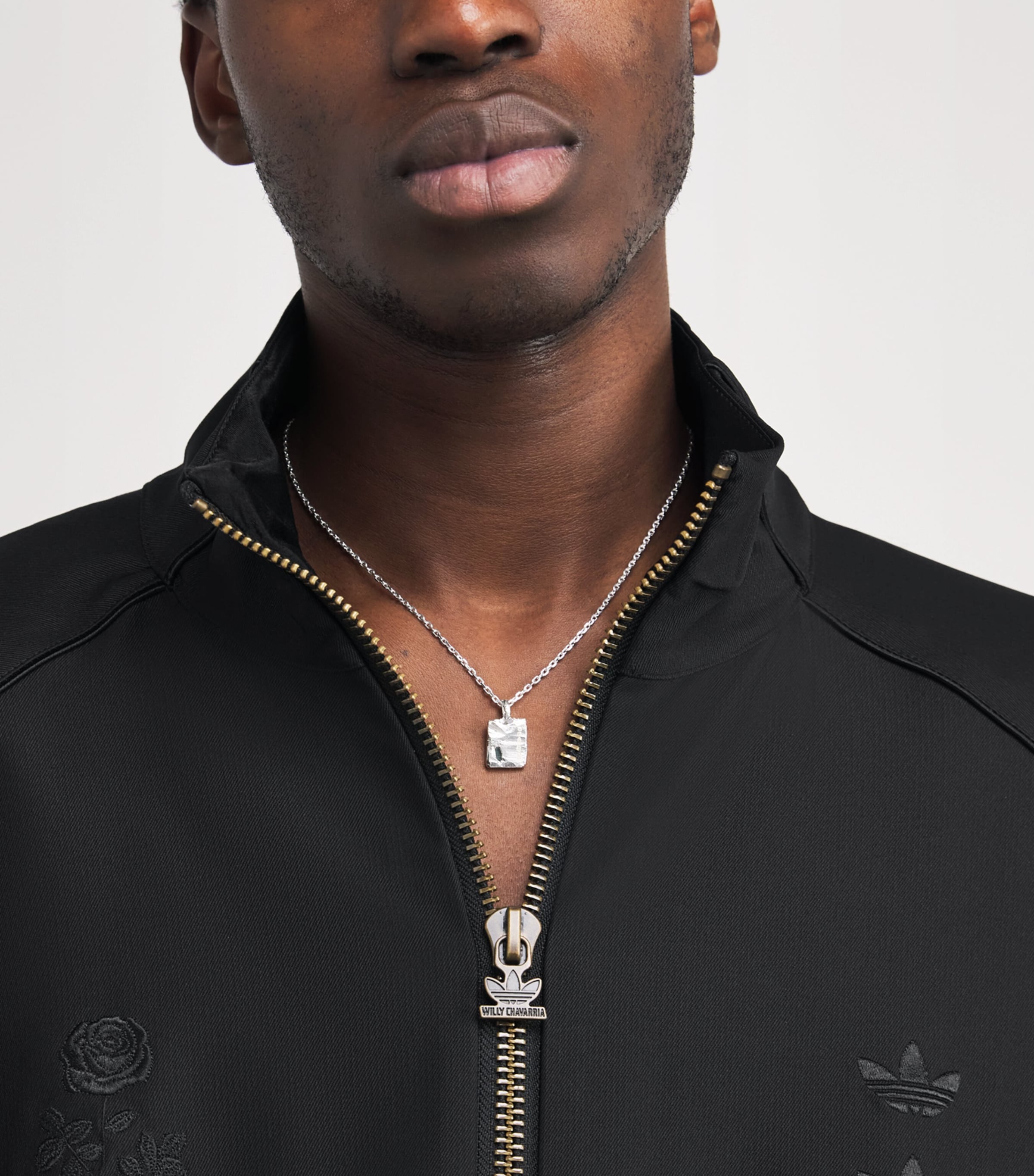 x adidas Logo Track Jacket BLACK Image 6