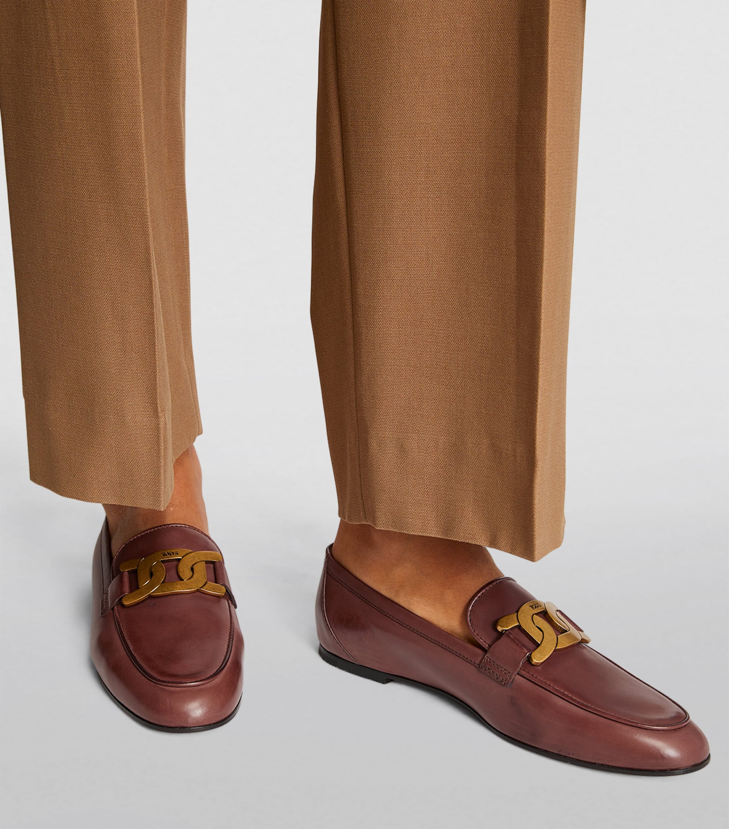Chain-Bit Loafers BROWN Image 2
