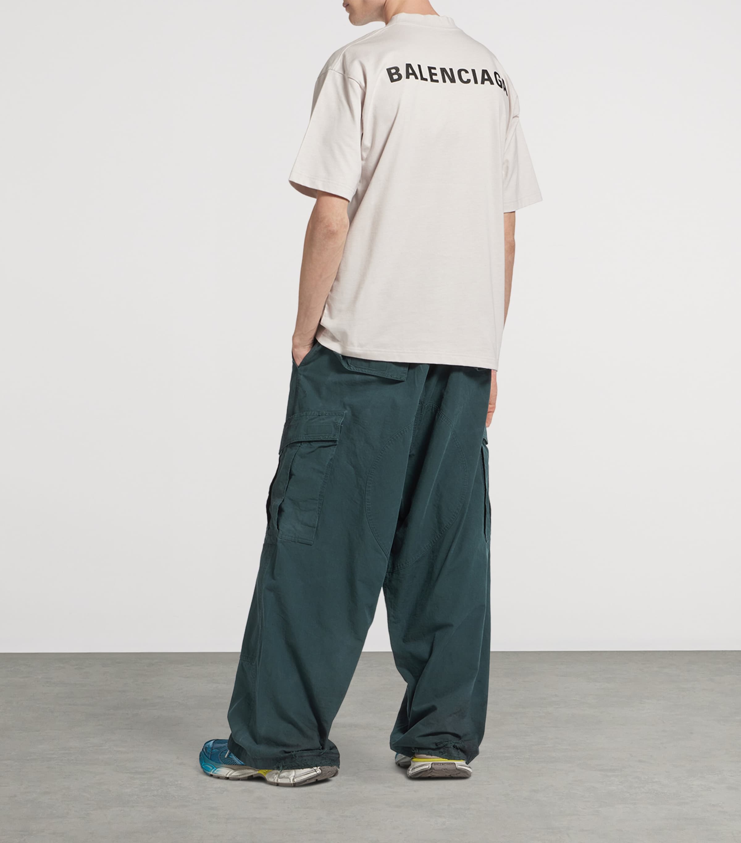 Cotton Oversized Cargo Trousers 3054 Image 5