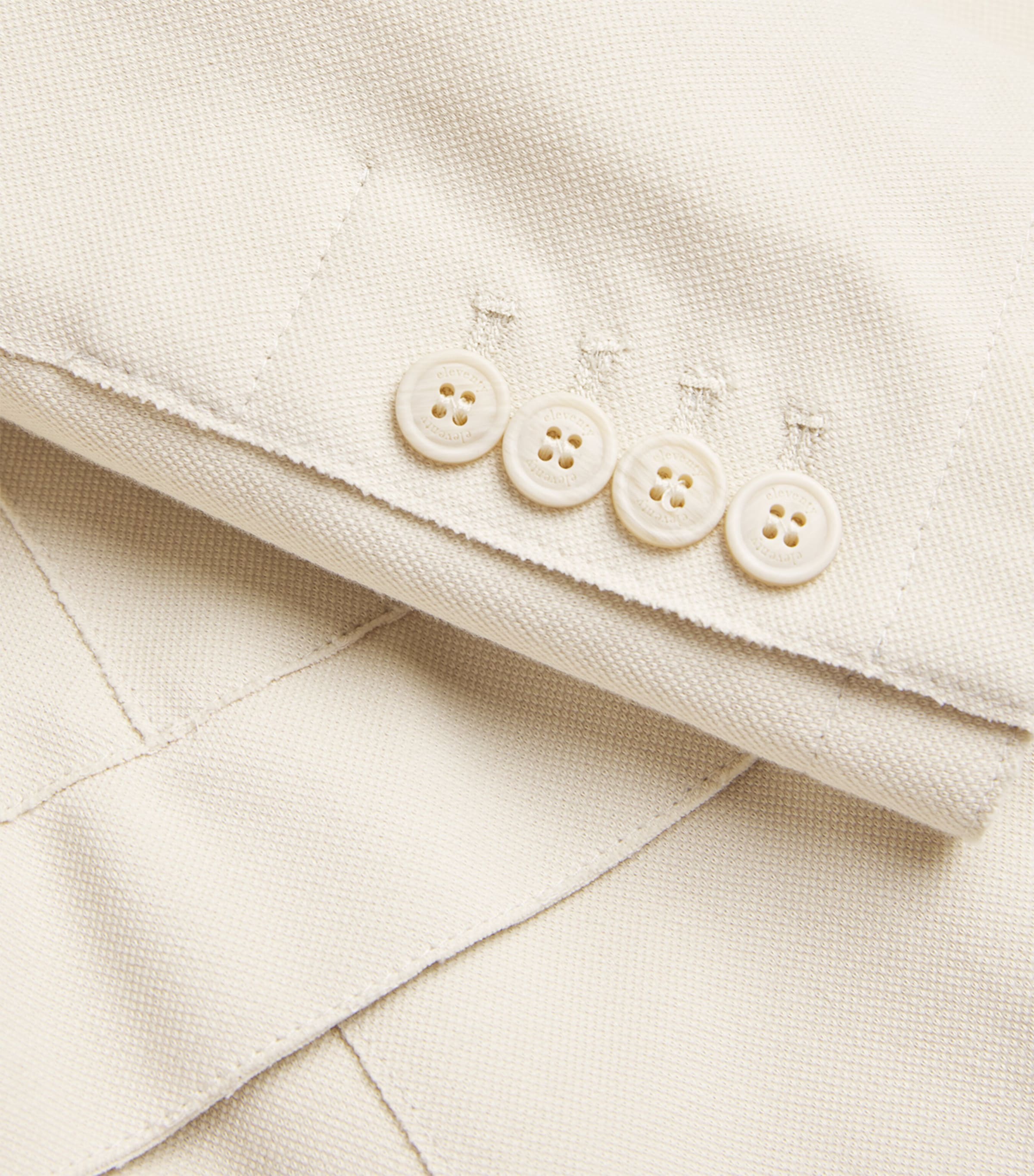 Stretch-Cotton Layered Blazer SABBIA Image 5