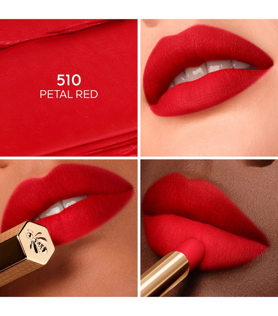 Guerlain KissKiss Honey-Infused Intense Lipstick Petal Red Image 2