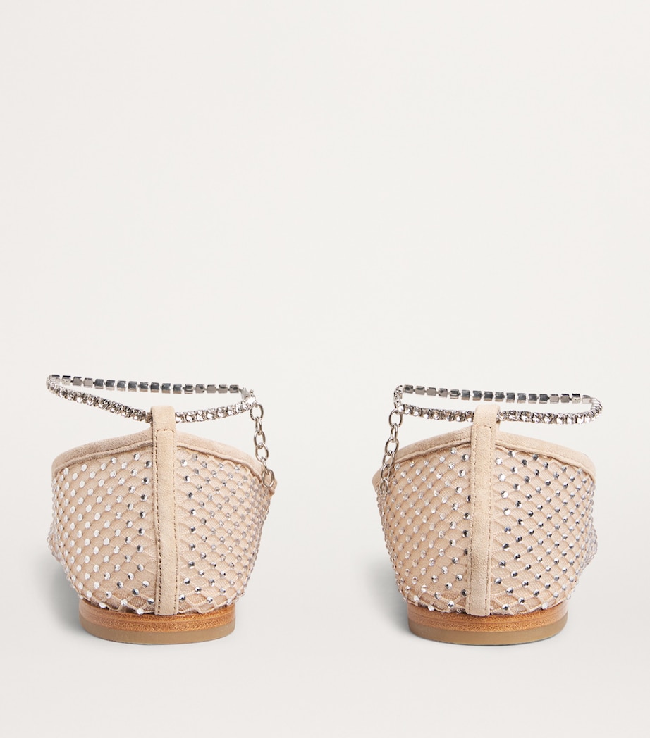 Embellished Janine Ballet Flats NUDE Image 4