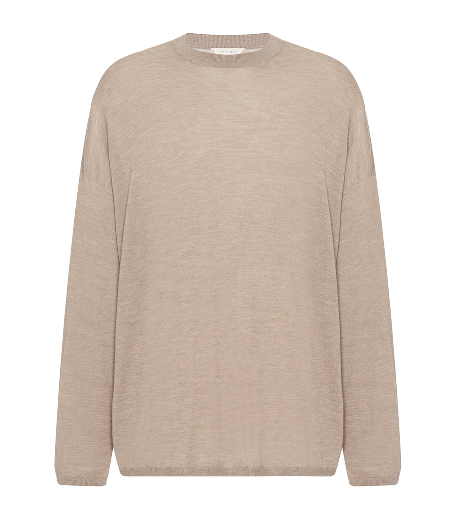 Akito Cashmere Long-Sleeve T-Shirt BEIGE MELANGE Image 1