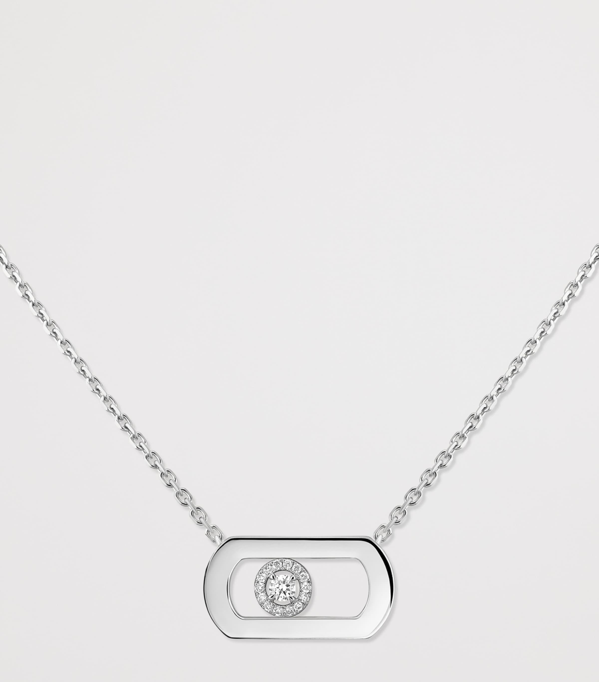 Messika So Move White Gold and Diamond Necklace White Gold Image 3