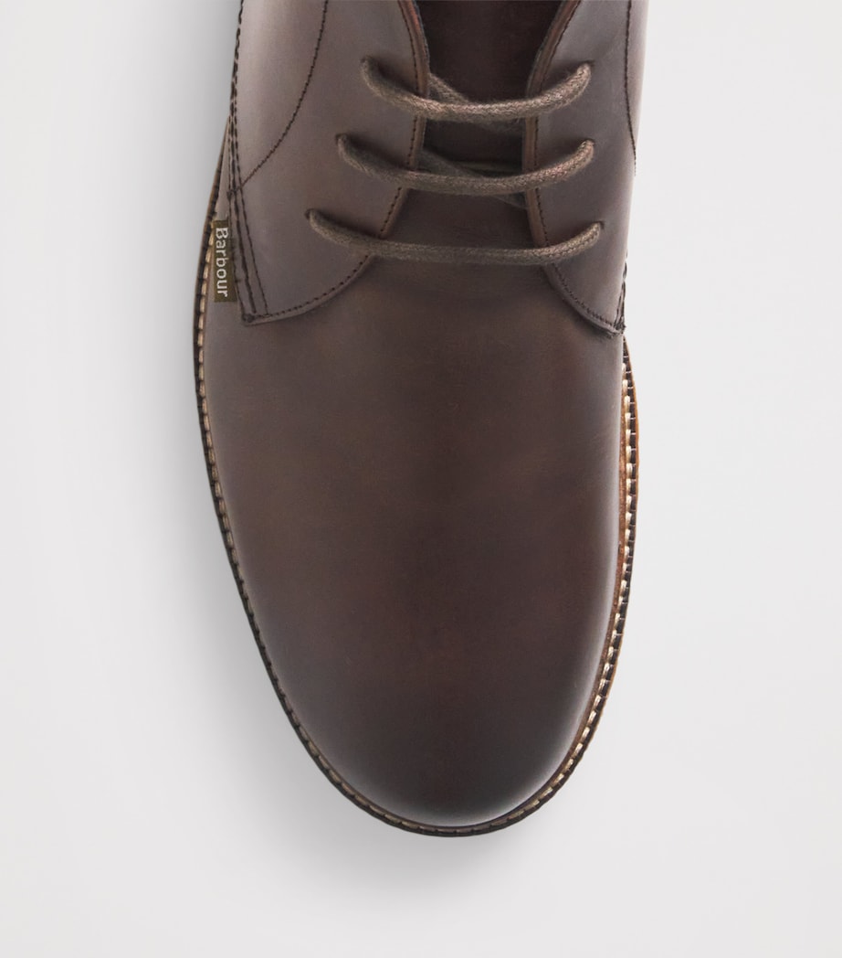 Barbour Leather Kirkstone Desert Boots Dark Image 6