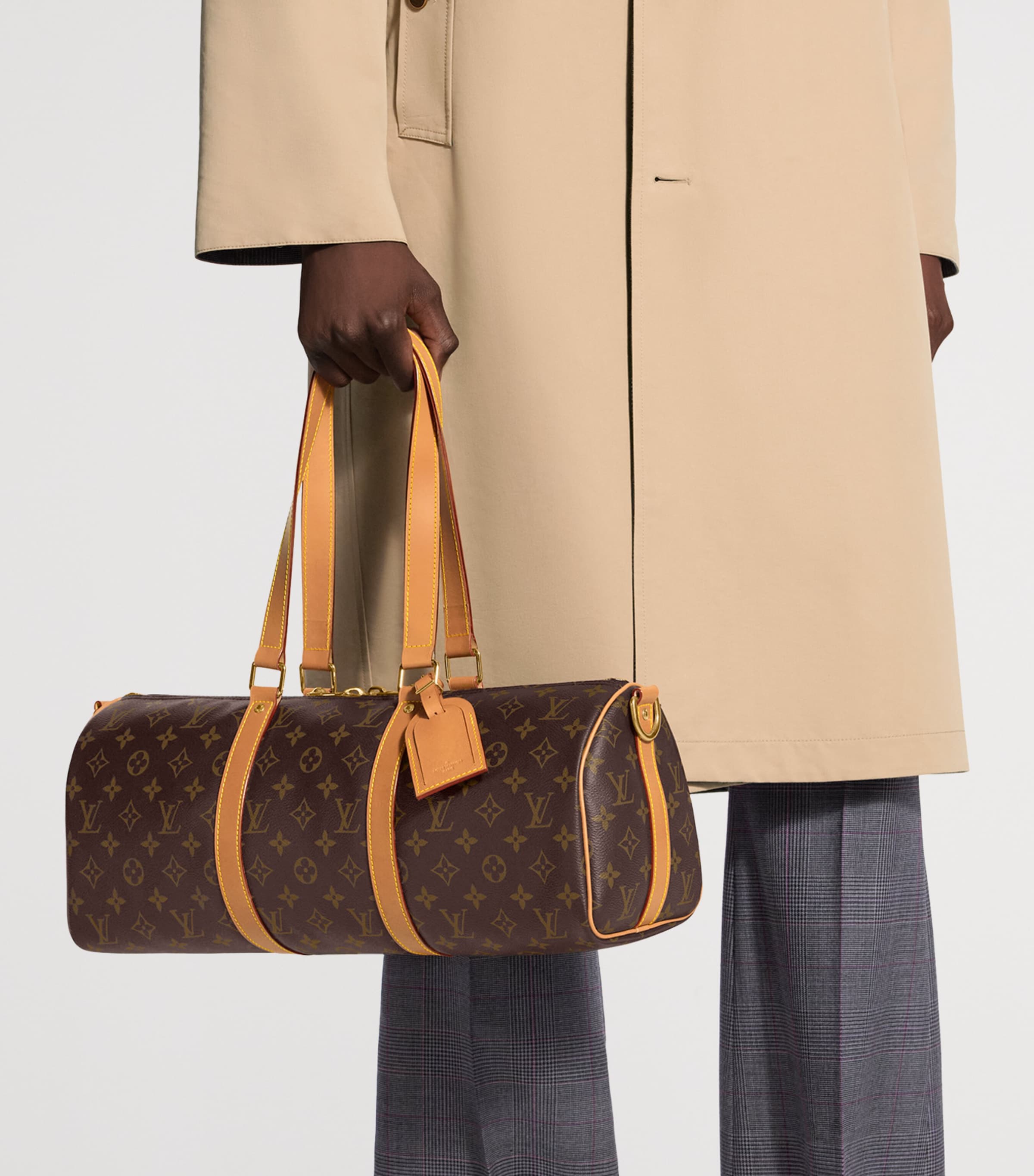 LOUIS VUITTON Leather Monogram Needle Bag Monogram Image 4