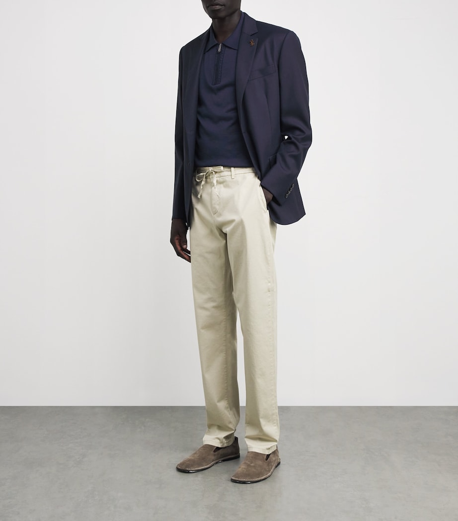 Wool Vicenza Blazer 01BLUE NAVY Image 2