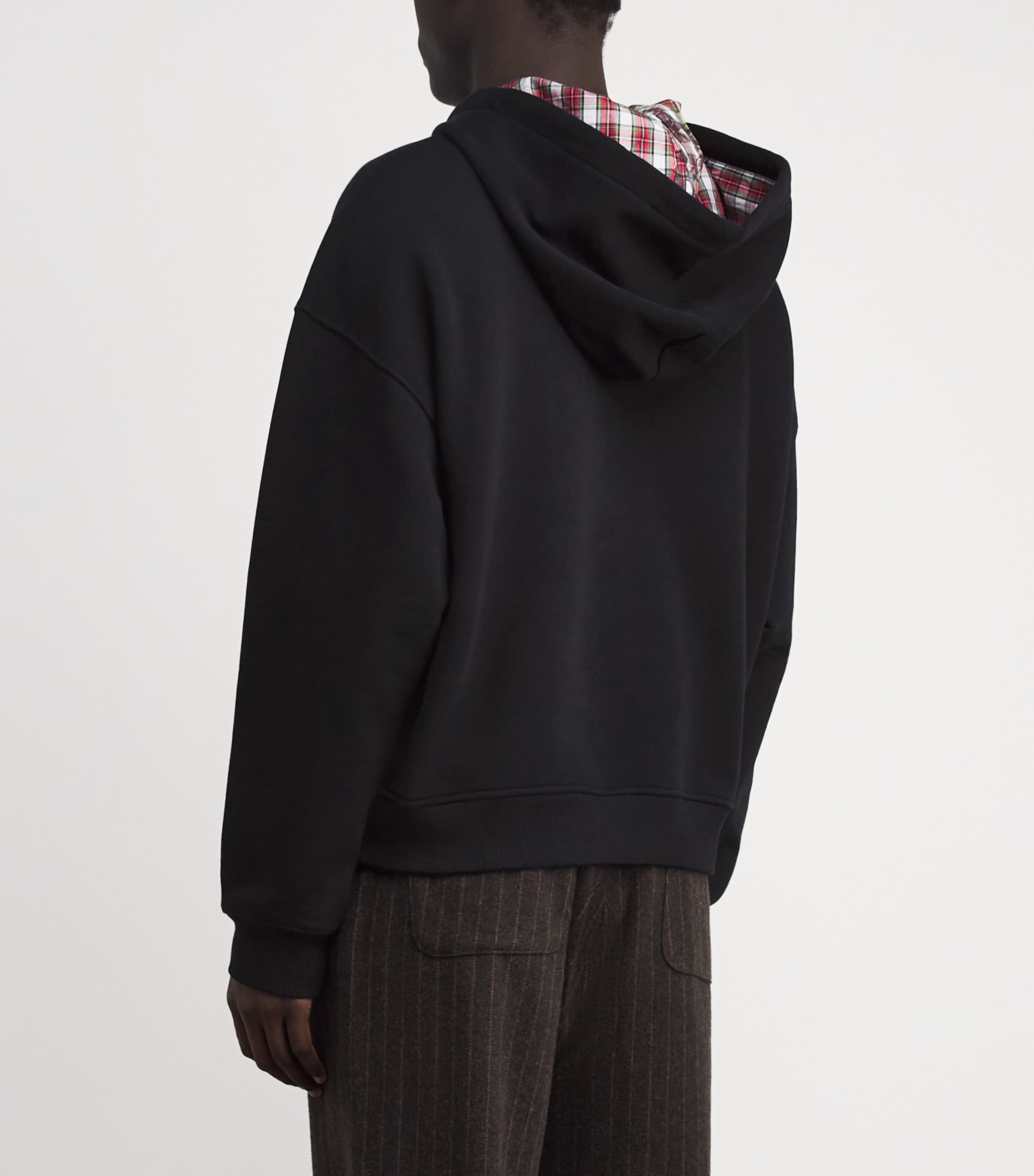 Cotton Orb Ashton Hoodie O103 BLACK/RED Image 4